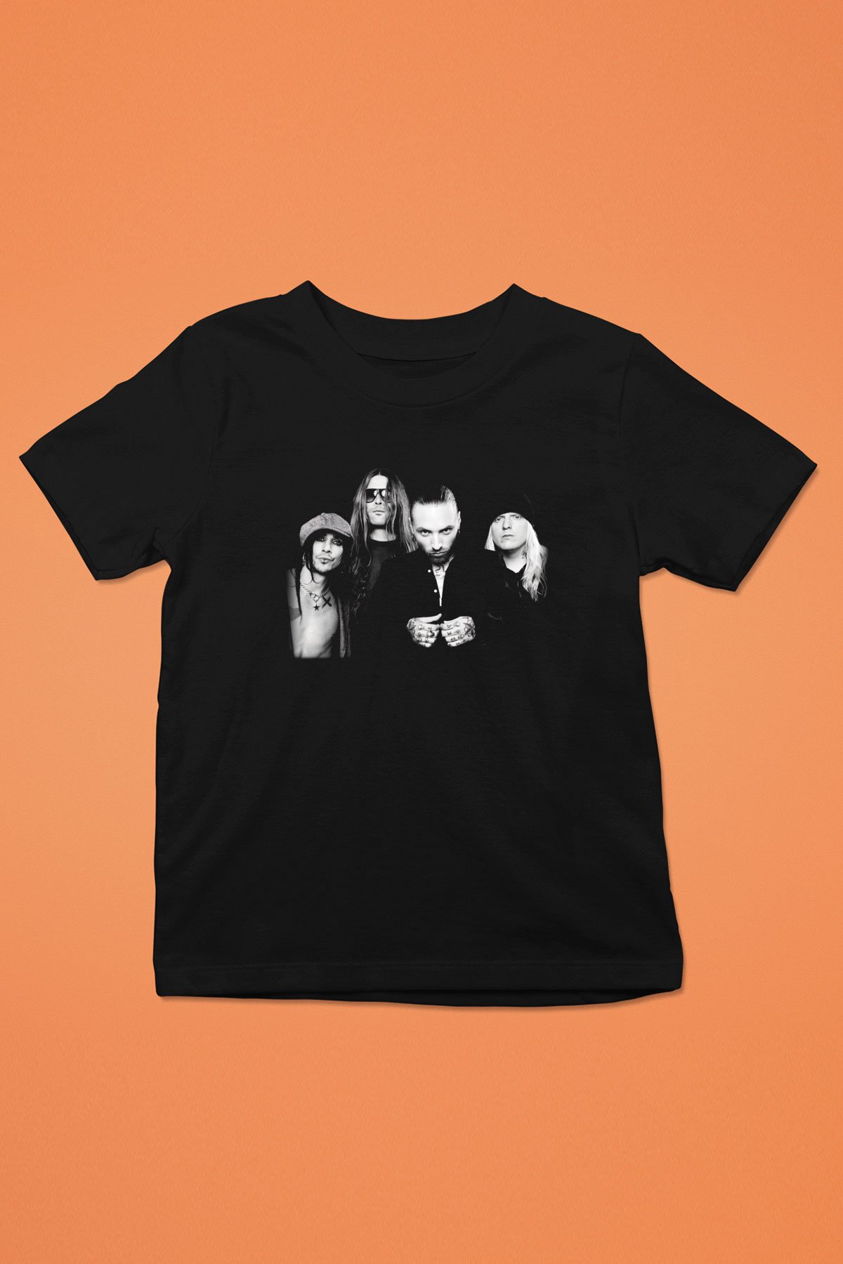 Backyard Babies Siyah Unisex Çocuk Tişört