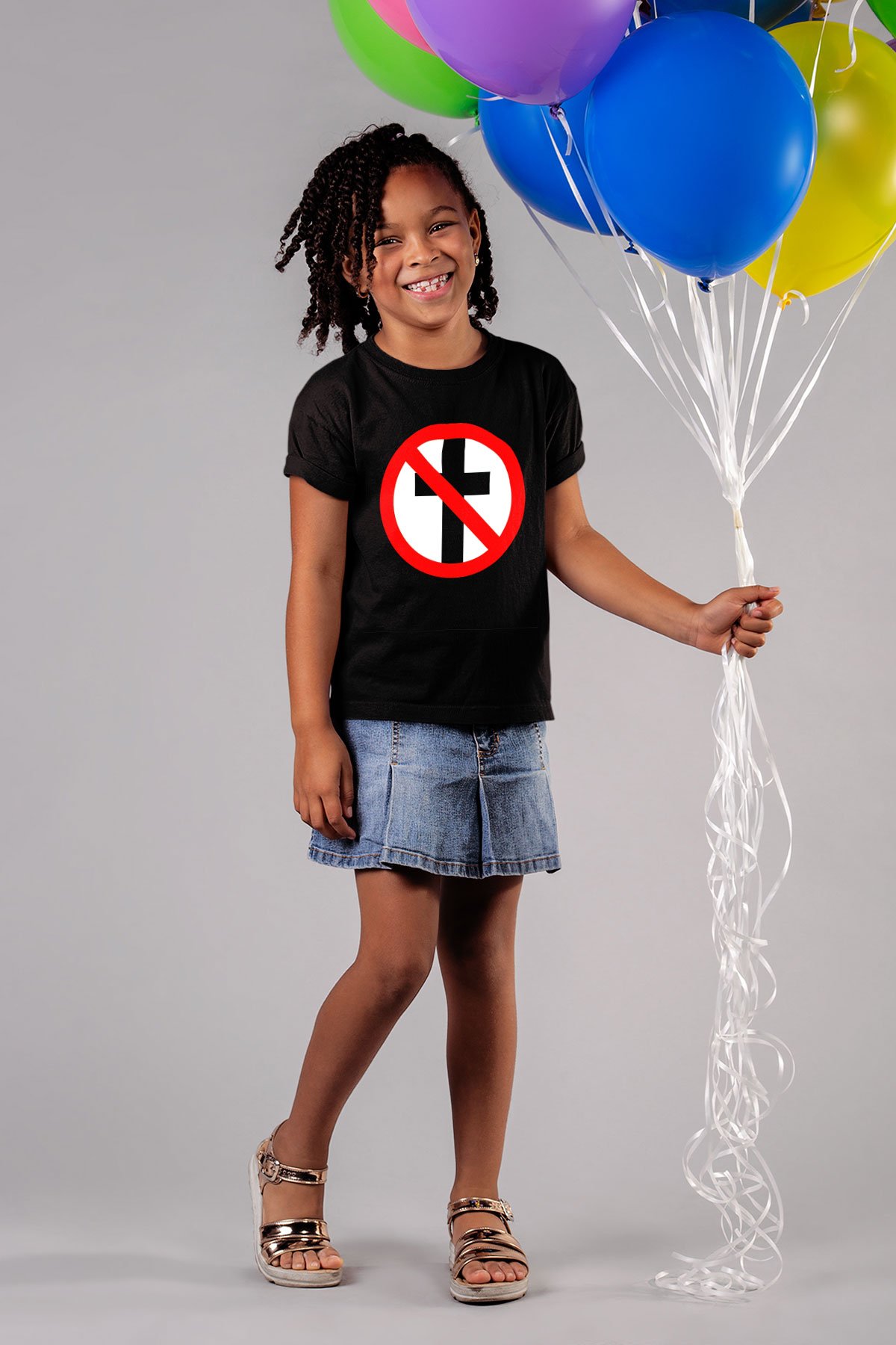 Bad Religion Baskılı Siyah Unisex Çocuk Tişört