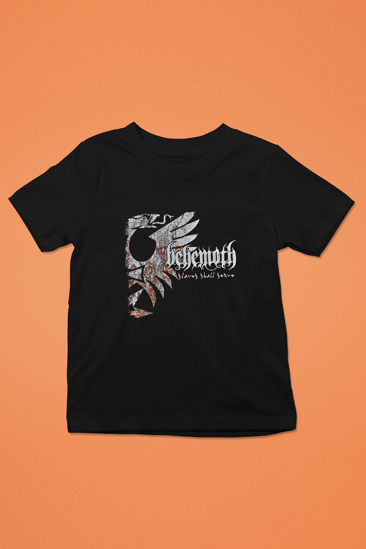 Behemoth Baskılı Unisex Siyah Çocuk Tişört
