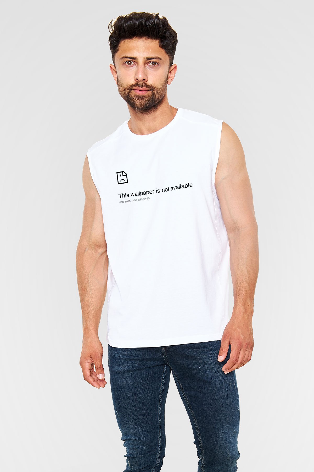 Bilgisayar programcısı Siyah Unisex Kolsuz Tişört