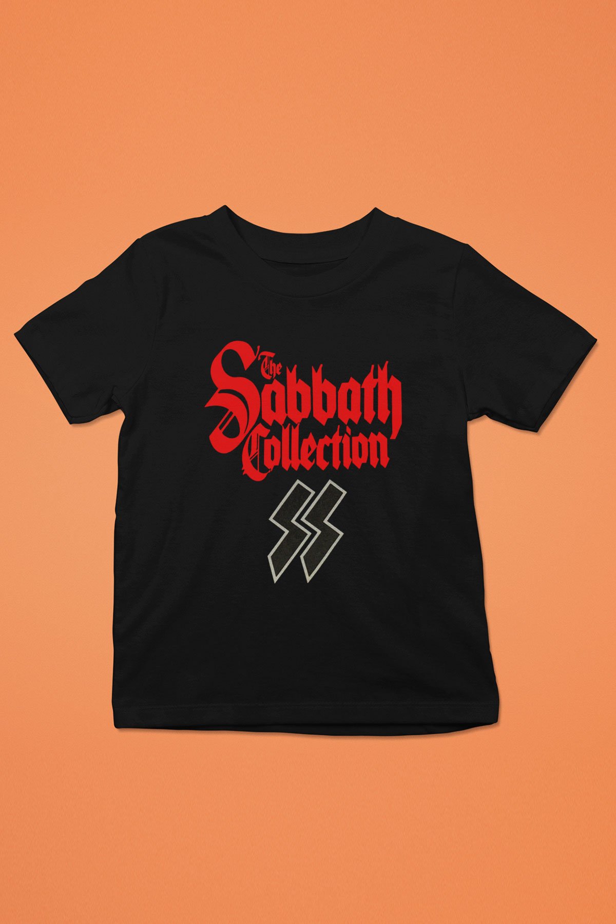 Black Sabbath Baskılı Siyah Unisex Çocuk Tişört