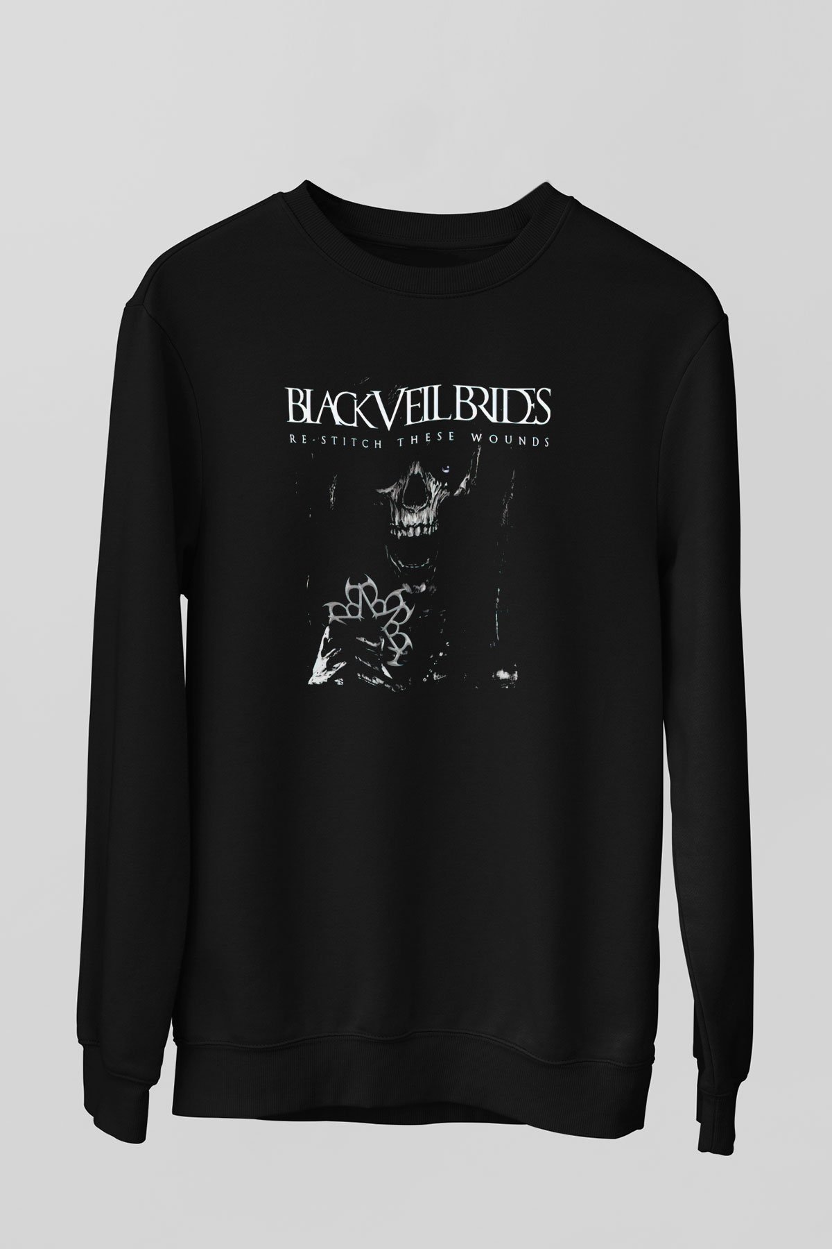 Black Veil Brides Siyah Unisex Sweatshirt