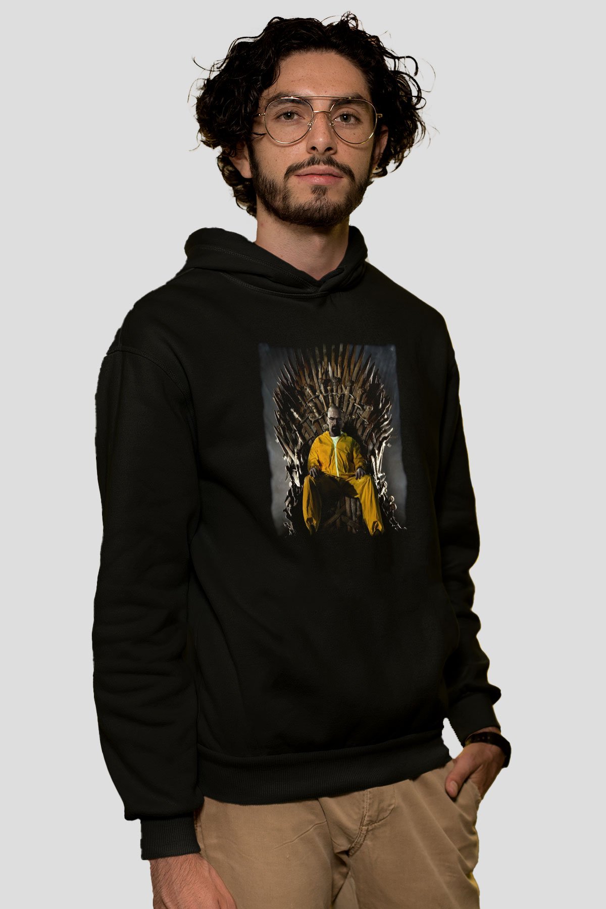 Breaking Bad Heisenberg Siyah Unisex Hoodie