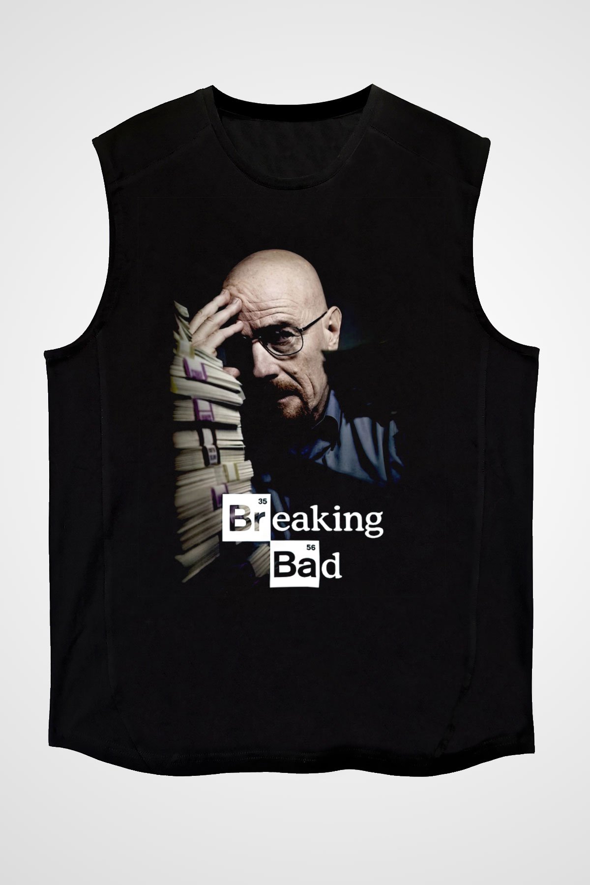 Breaking Bad Heisenberg Siyah Unisex Kolsuz Tişört