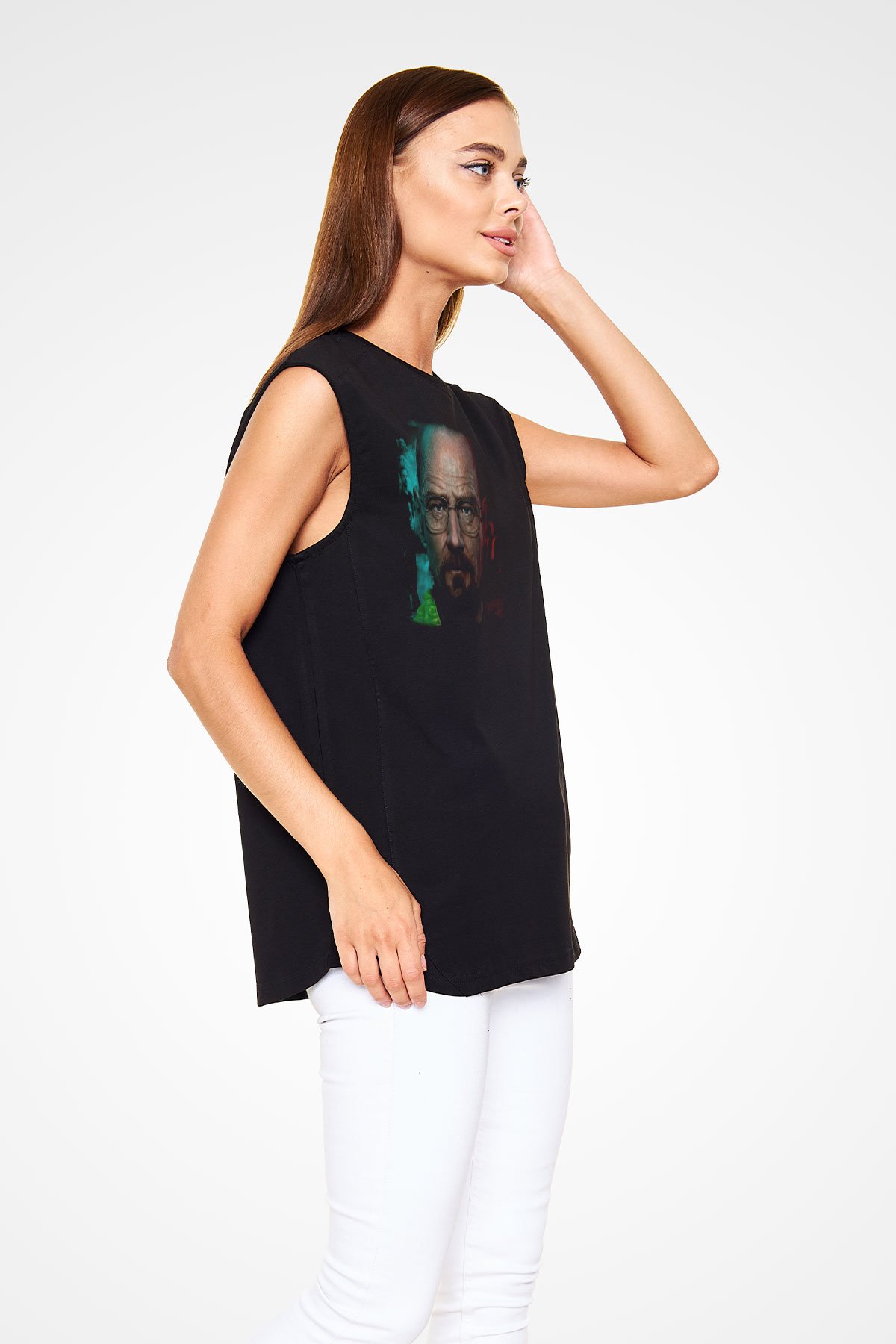 Breaking Bad Heisenberg Siyah Unisex Kolsuz Tişört