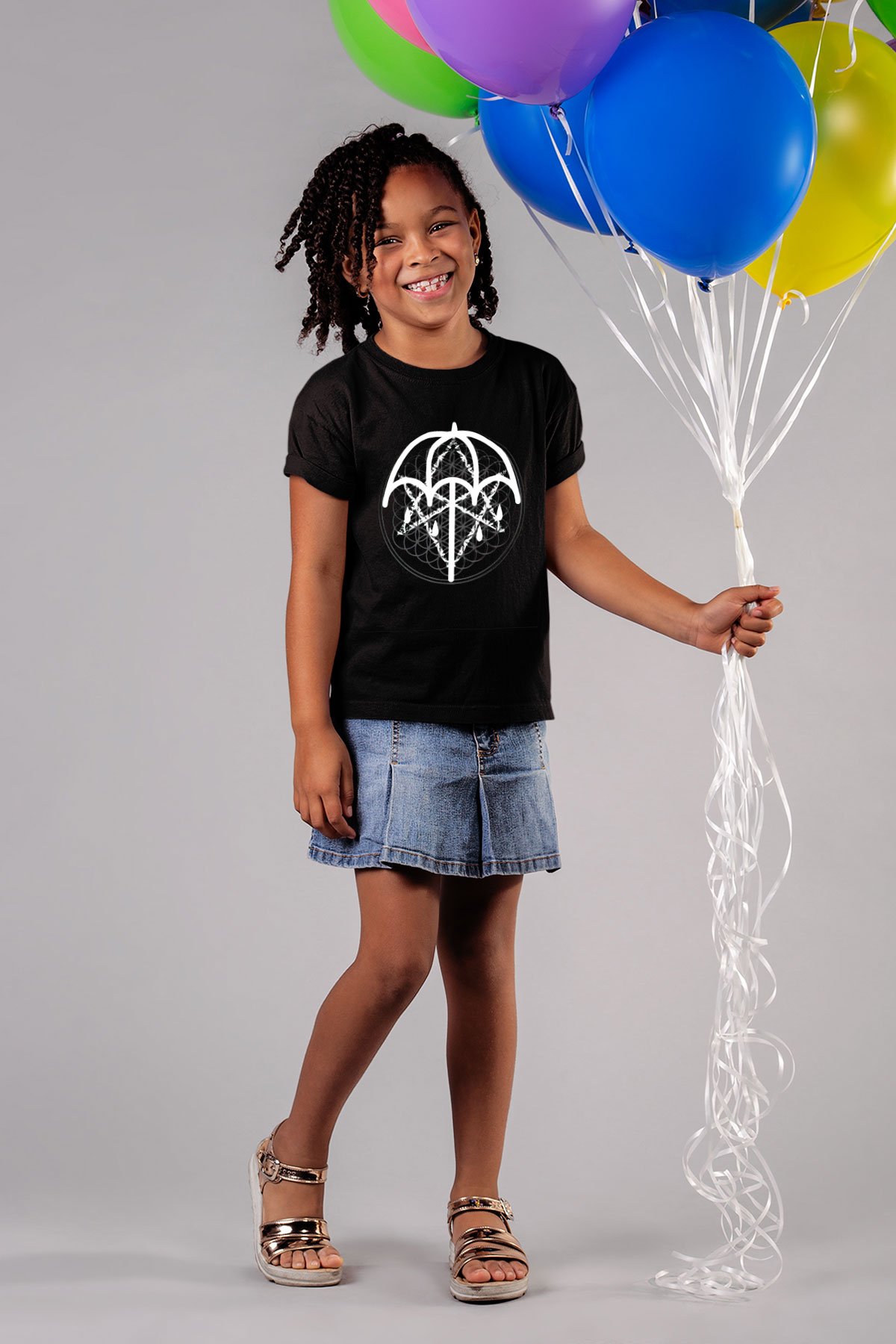 Bring Me the Horizon Baskılı Siyah Unisex Çocuk Tişört