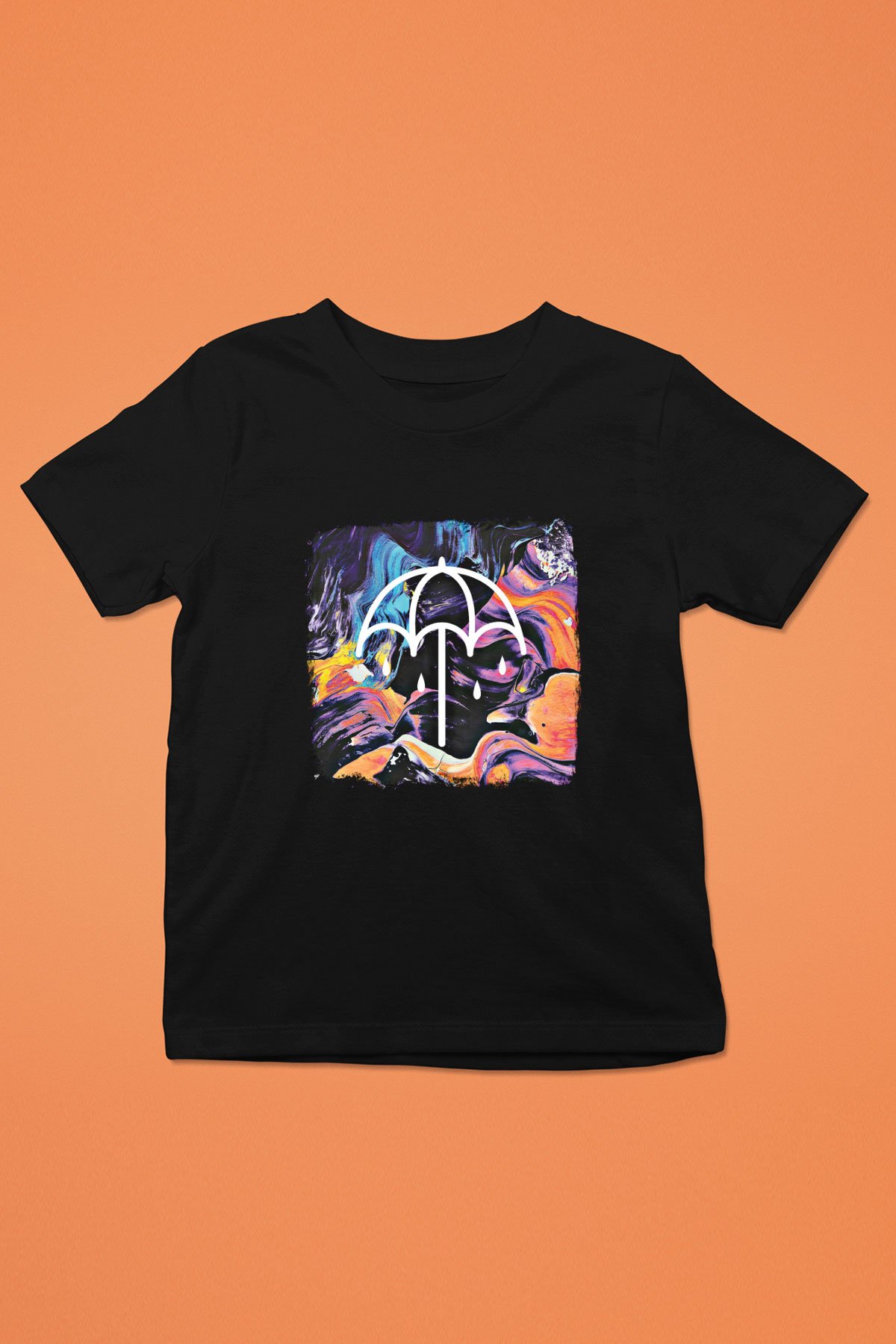 Bring Me the Horizon Baskılı Unisex Siyah Çocuk Tişört