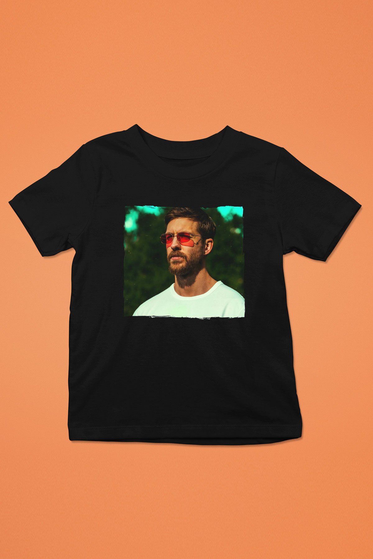 Calvin Harris Siyah Unisex Çocuk Tişört