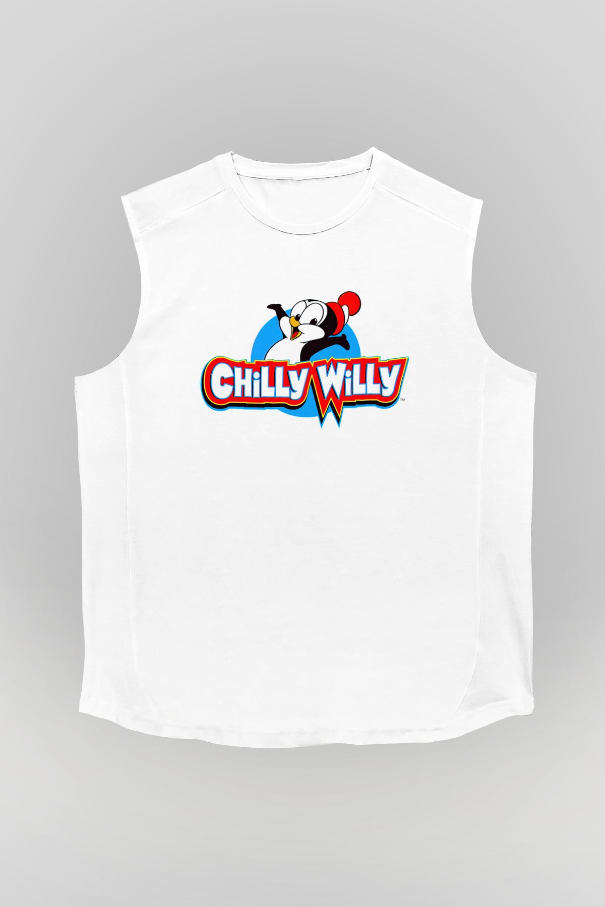 Chilly Willy Beyaz Unisex  Kolsuz Tişört