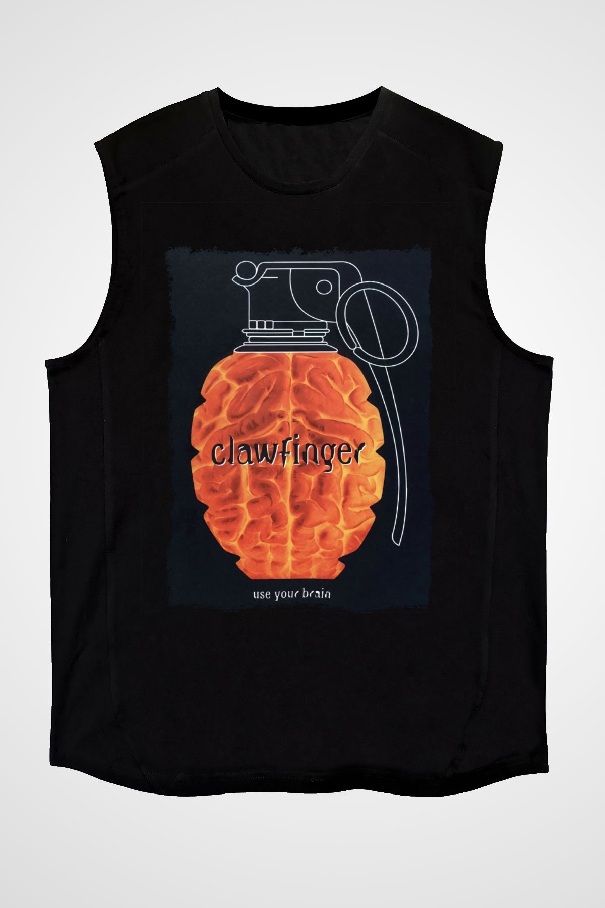 Clawfinger Siyah Unisex Kolsuz Tişört