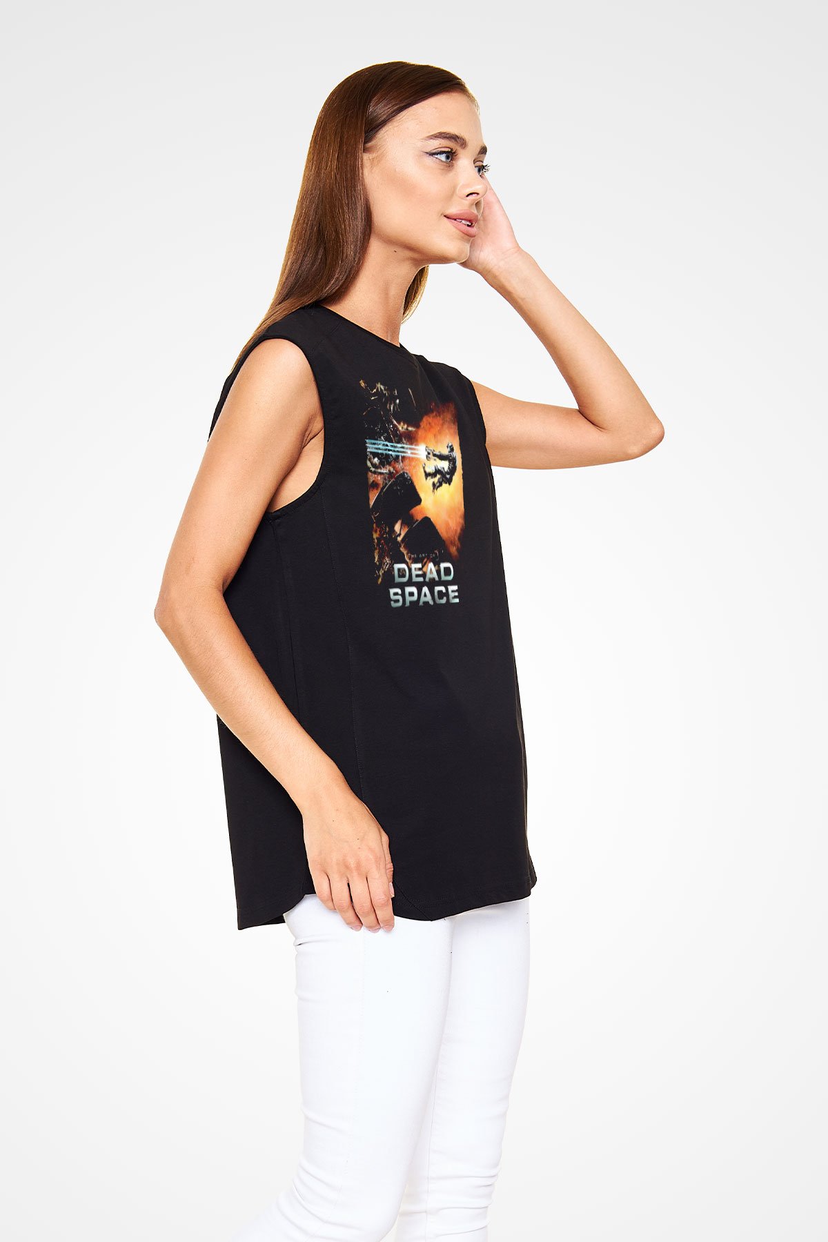 Dead Space Siyah Unisex Kolsuz Tişört