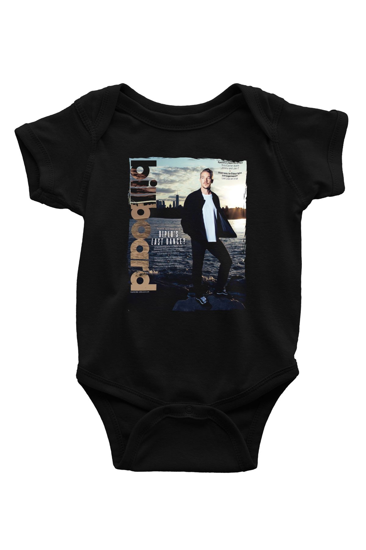 Diplo Siyah Bebek Body - Zıbın