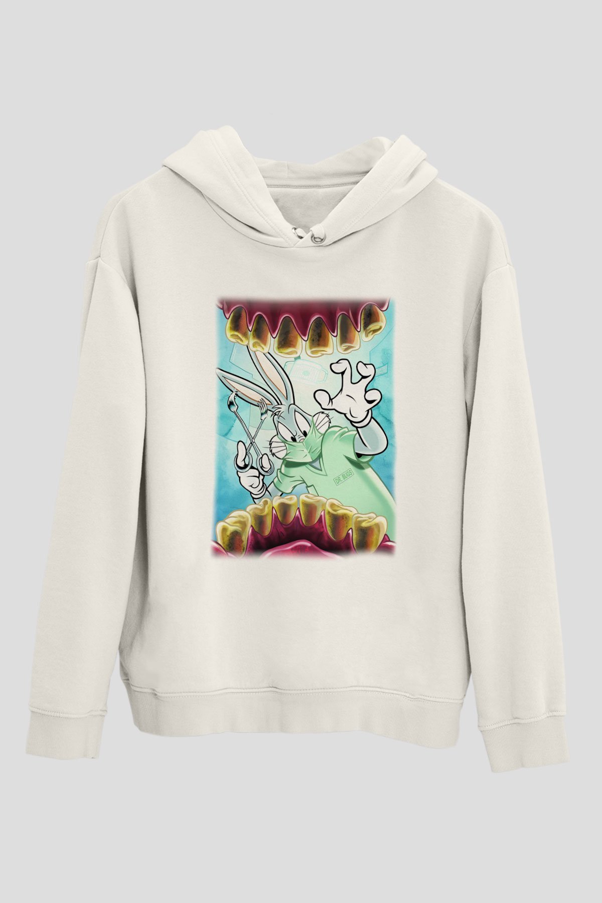Diş hekimi Beyaz Unisex Hoodie