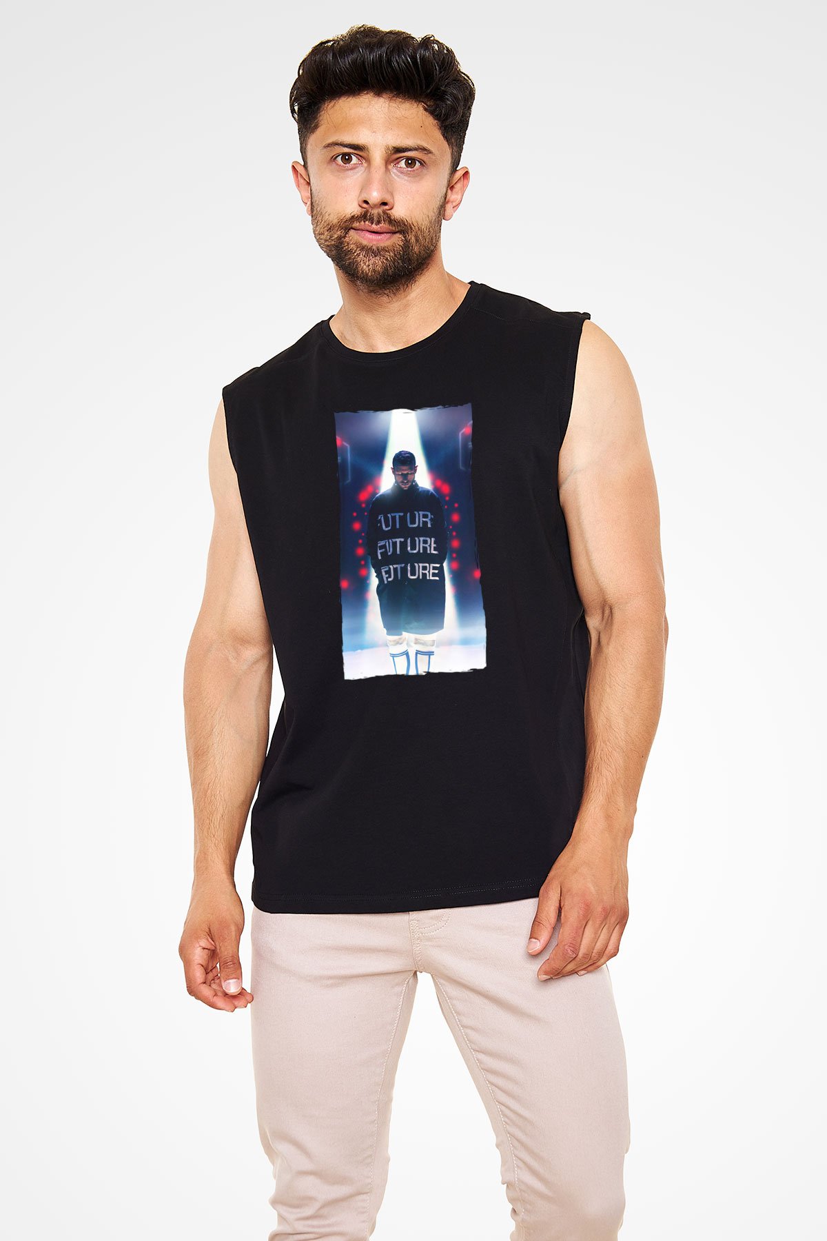 Don Diablo Siyah Unisex Kolsuz Tişört