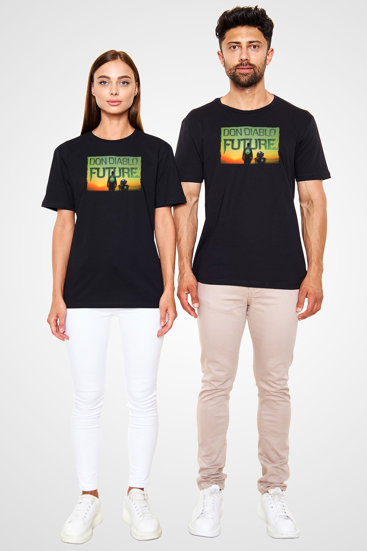 Don Diablo Siyah Unisex Tişört T-Shirt - TişörtFabrikası