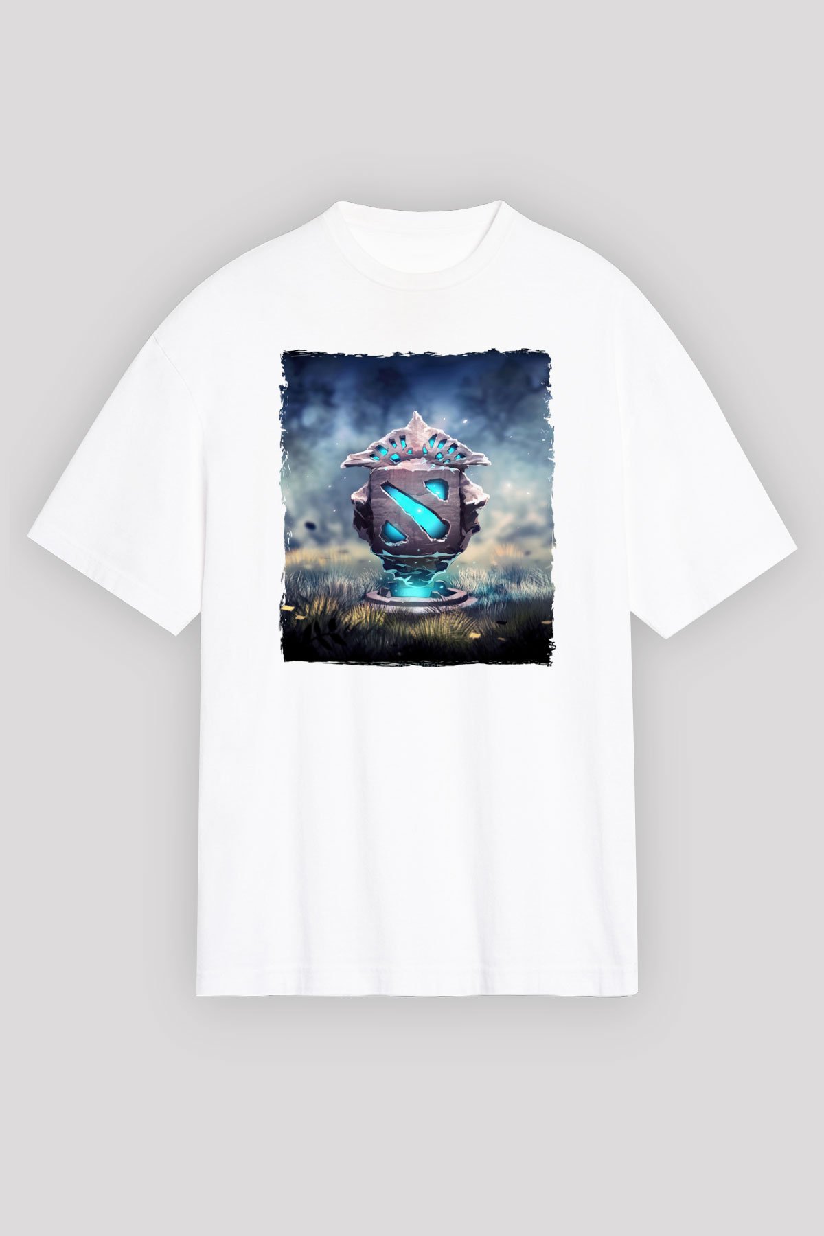 Dota 2 Beyaz Unisex Tişört T-Shirt