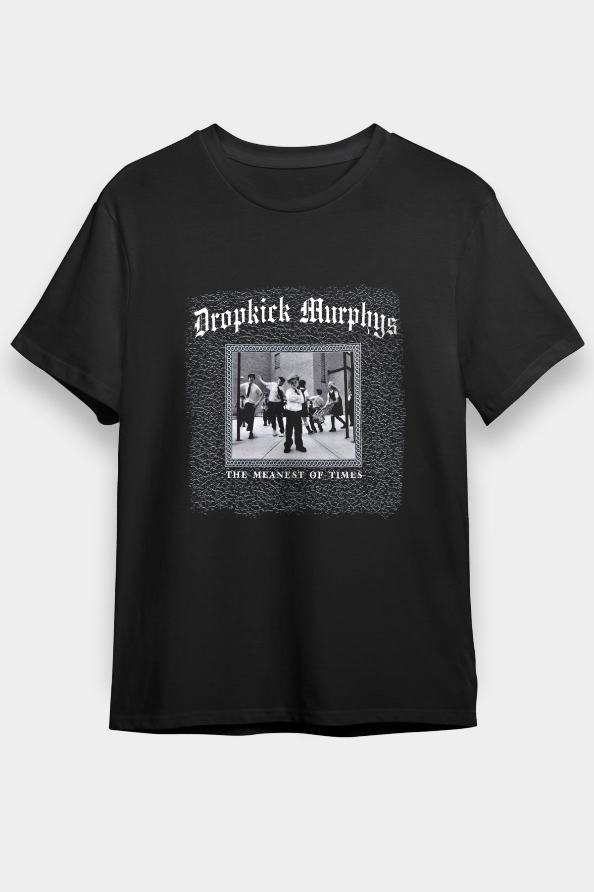 Dropkick Murphys Baskılı Unisex Siyah Tişört