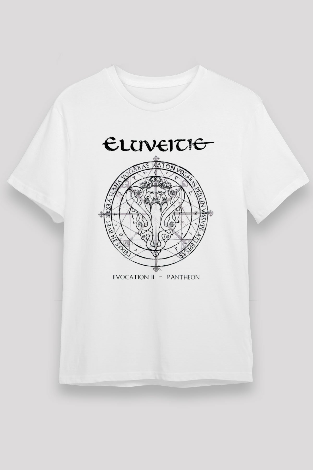 Eluveitie Beyaz Unisex Tişört T-Shirt - TişörtFabrikası