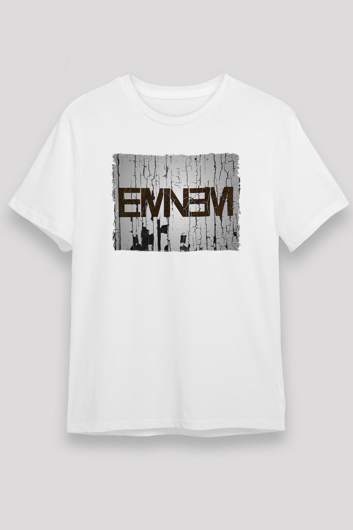 Eminem Beyaz Unisex Tişört T-Shirt - TişörtFabrikası
