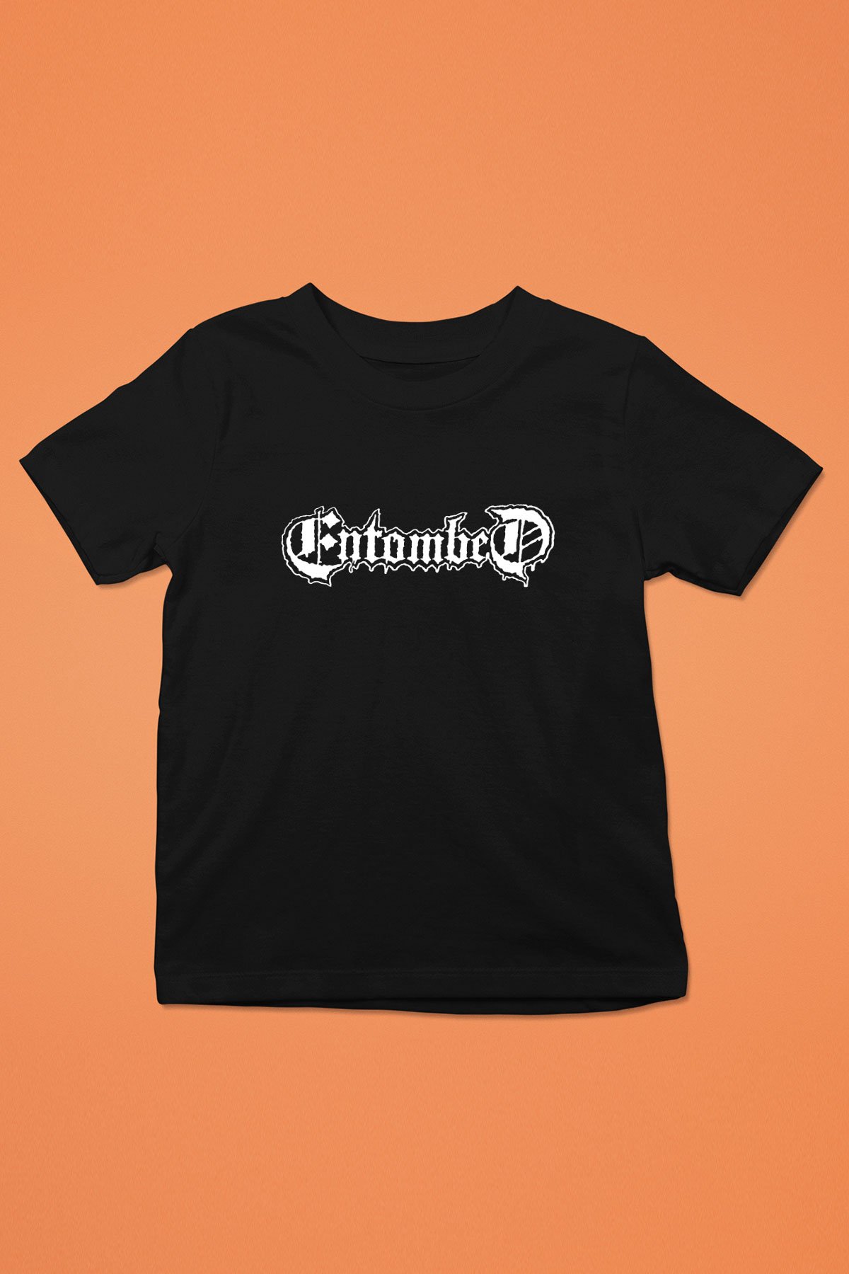 Entombed Baskılı Siyah Unisex Çocuk Tişört