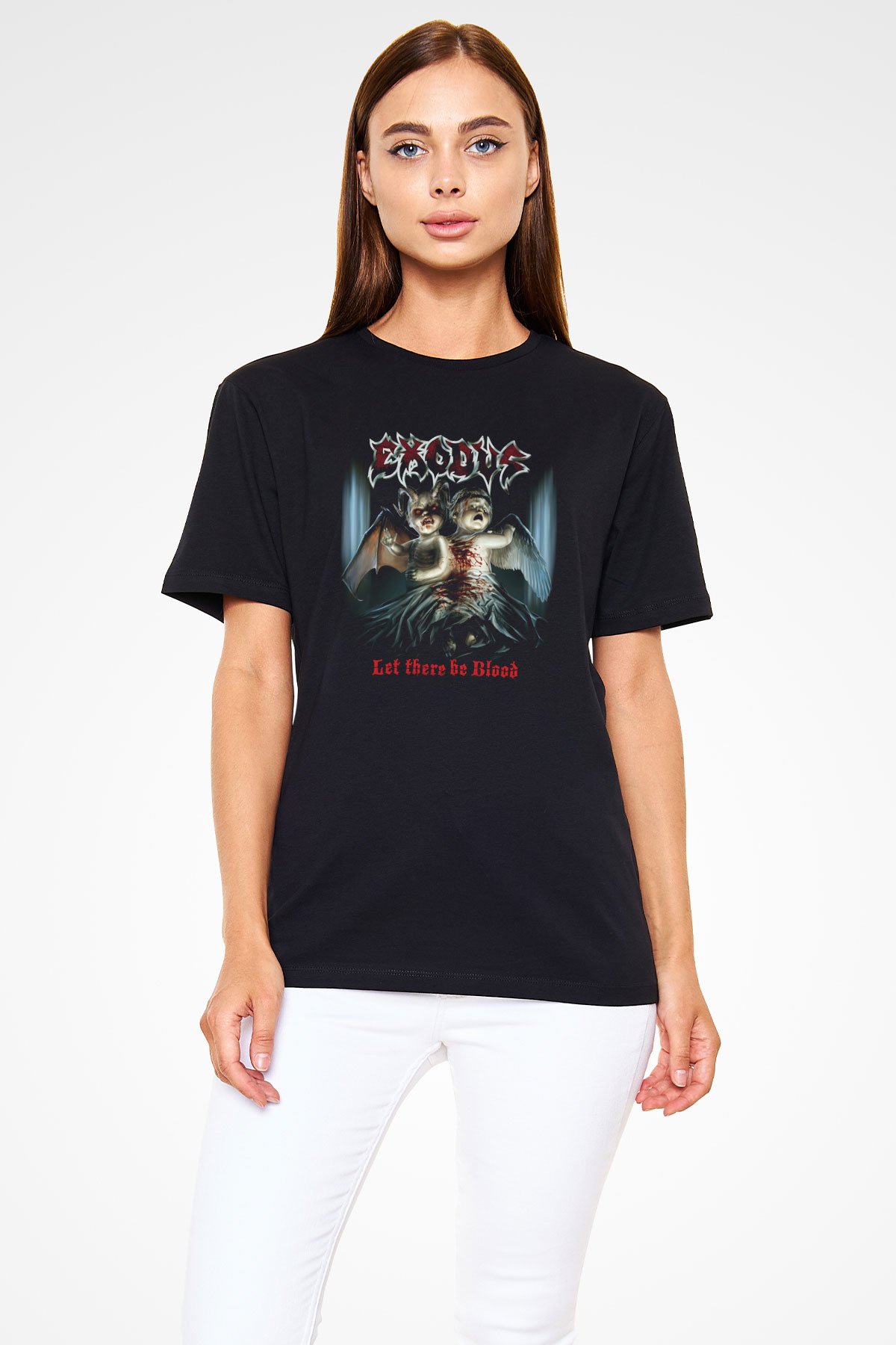 Exodus Siyah Unisex Tişört T-Shirt - TişörtFabrikası
