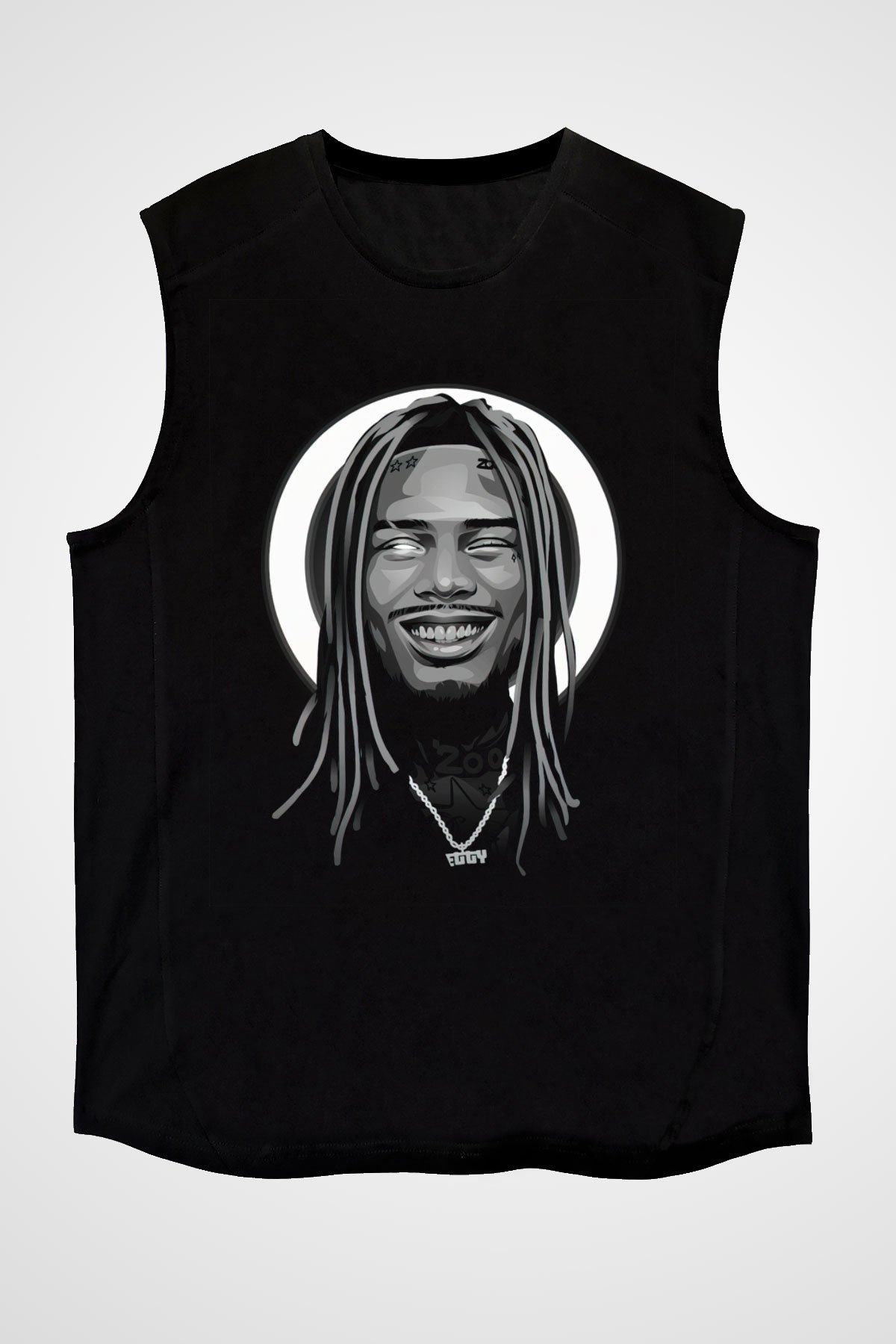 Fetty Wap Siyah Unisex Kolsuz Tişört