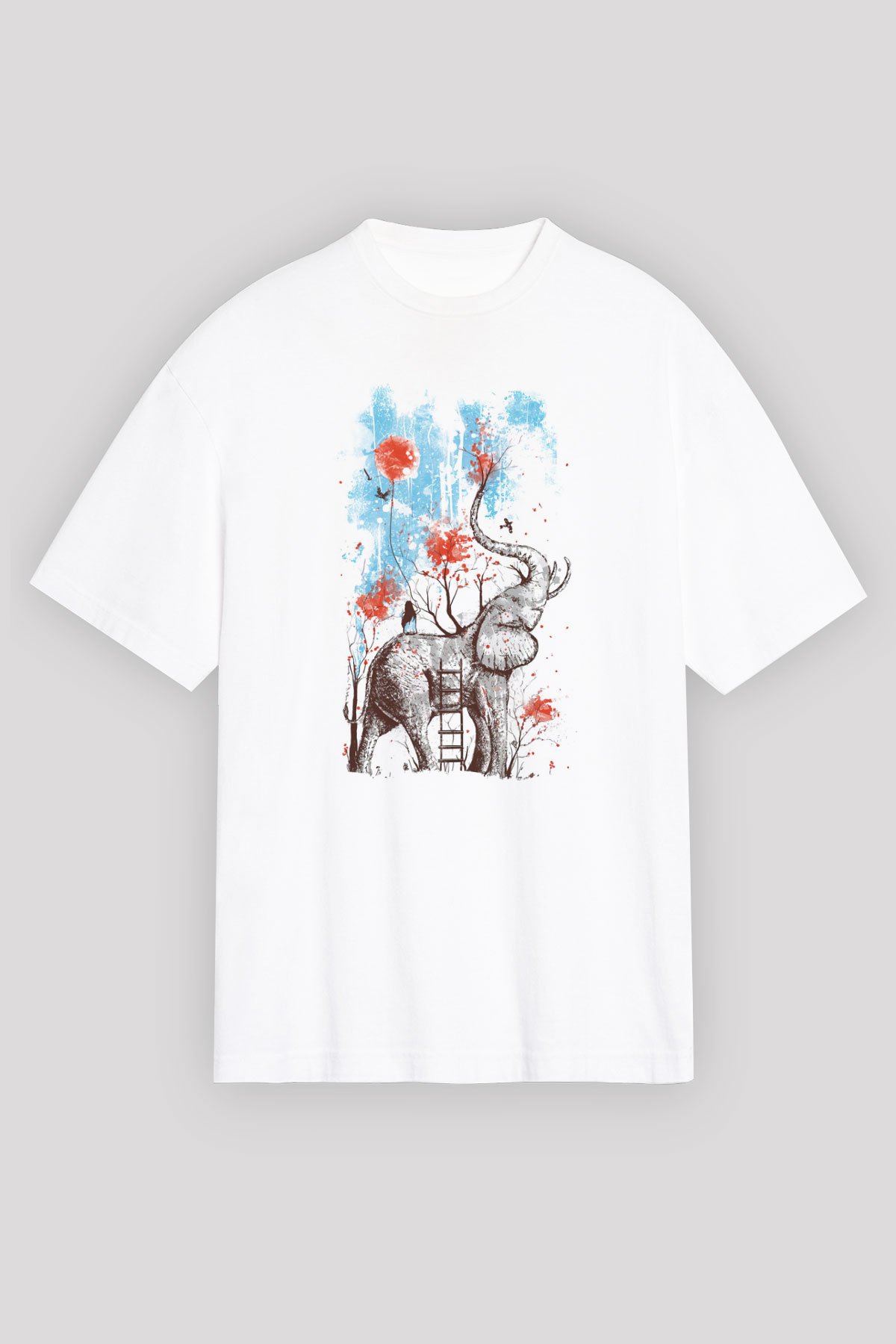 Fil Beyaz Unisex Tişört T-Shirt - TişörtFabrikası