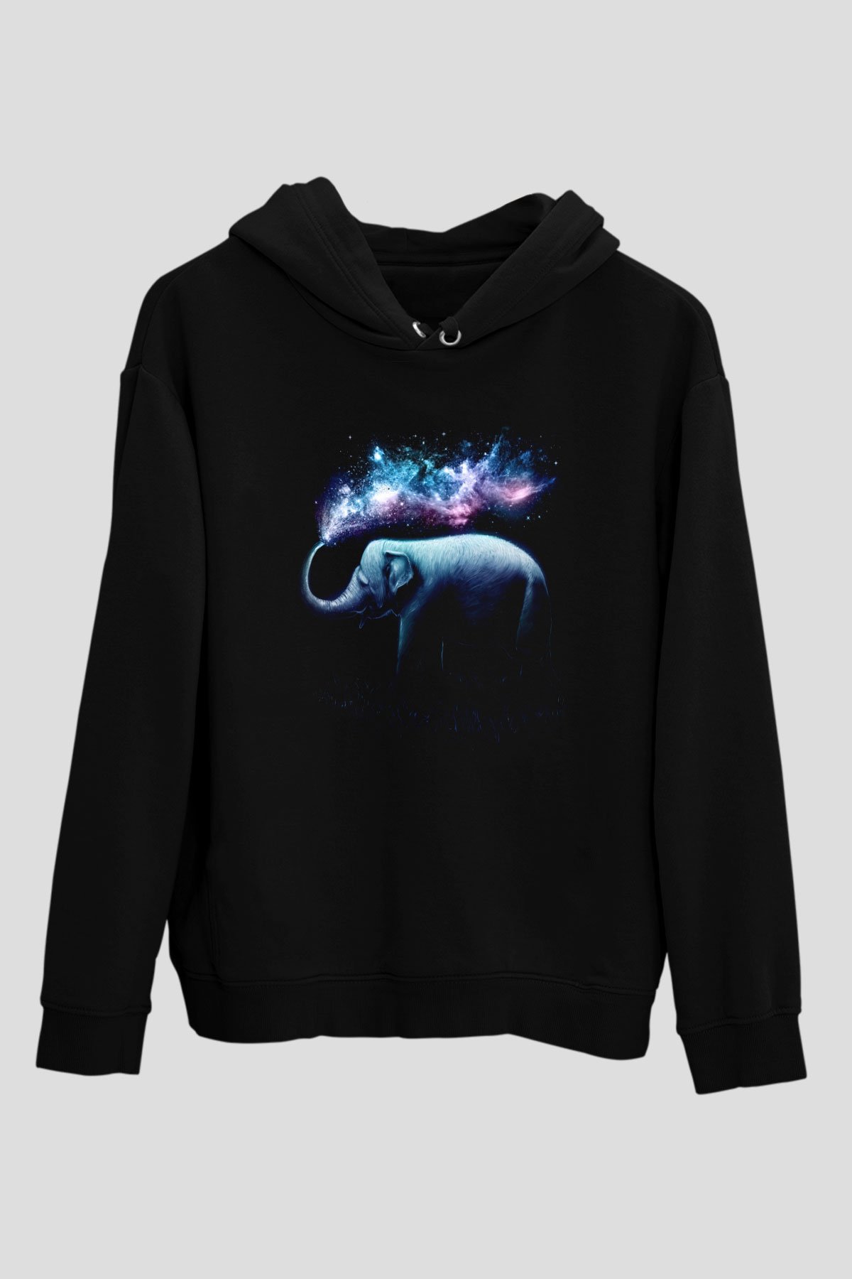 Fil Siyah Unisex Hoodie
