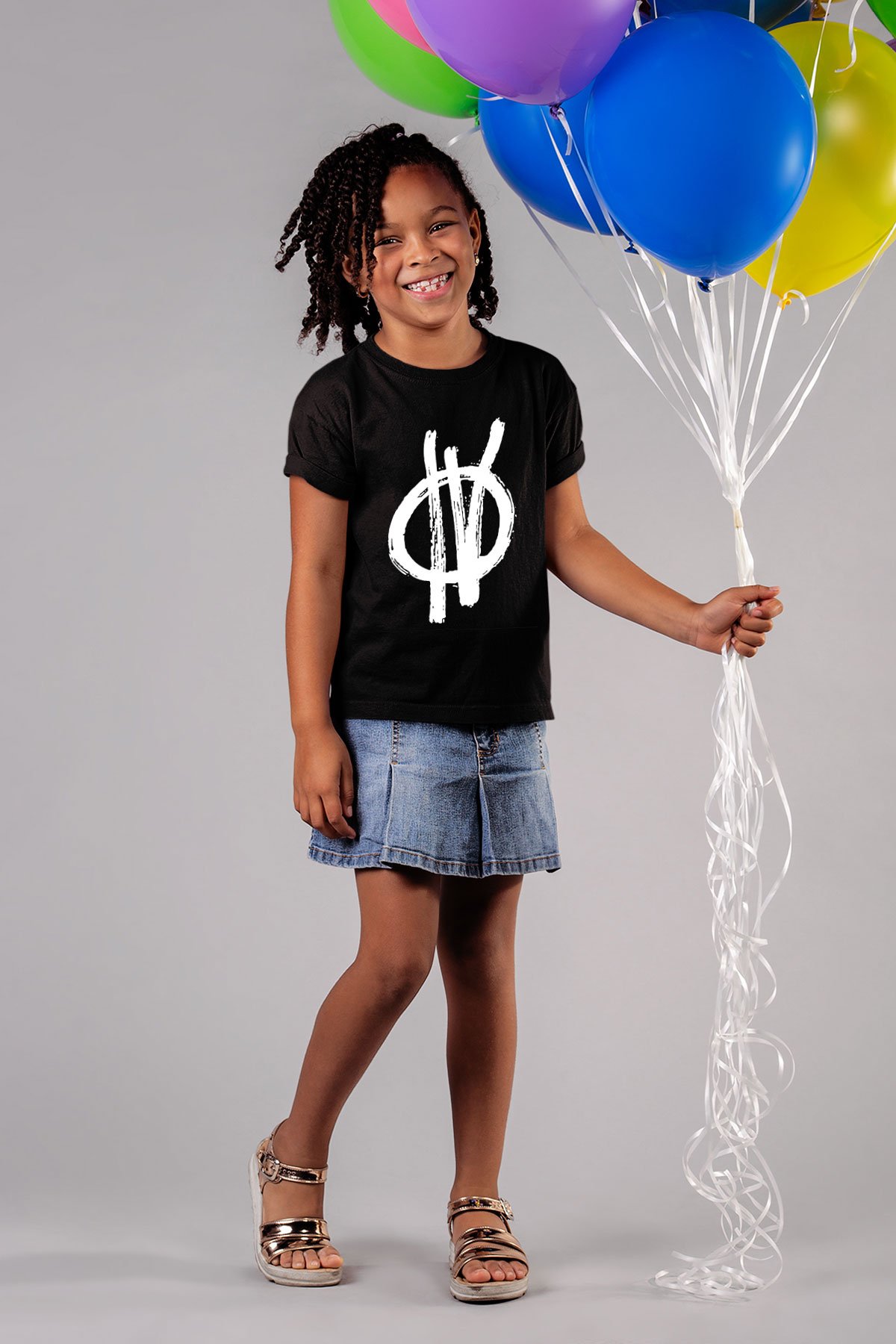 Four Year Strong Baskılı Unisex Siyah Çocuk Tişört - Tshirt