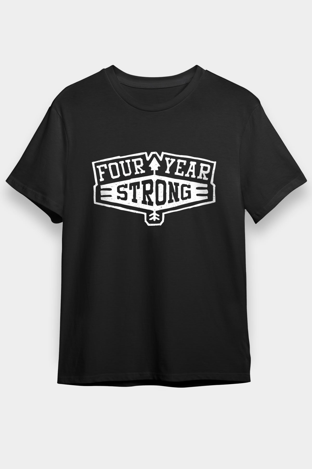 Four Year Strong Siyah Unisex Tişört T-Shirt - TişörtFabrikası