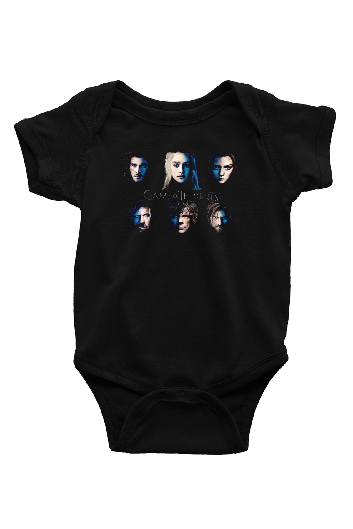 Game of Thrones Siyah Bebek Body - Zıbın
