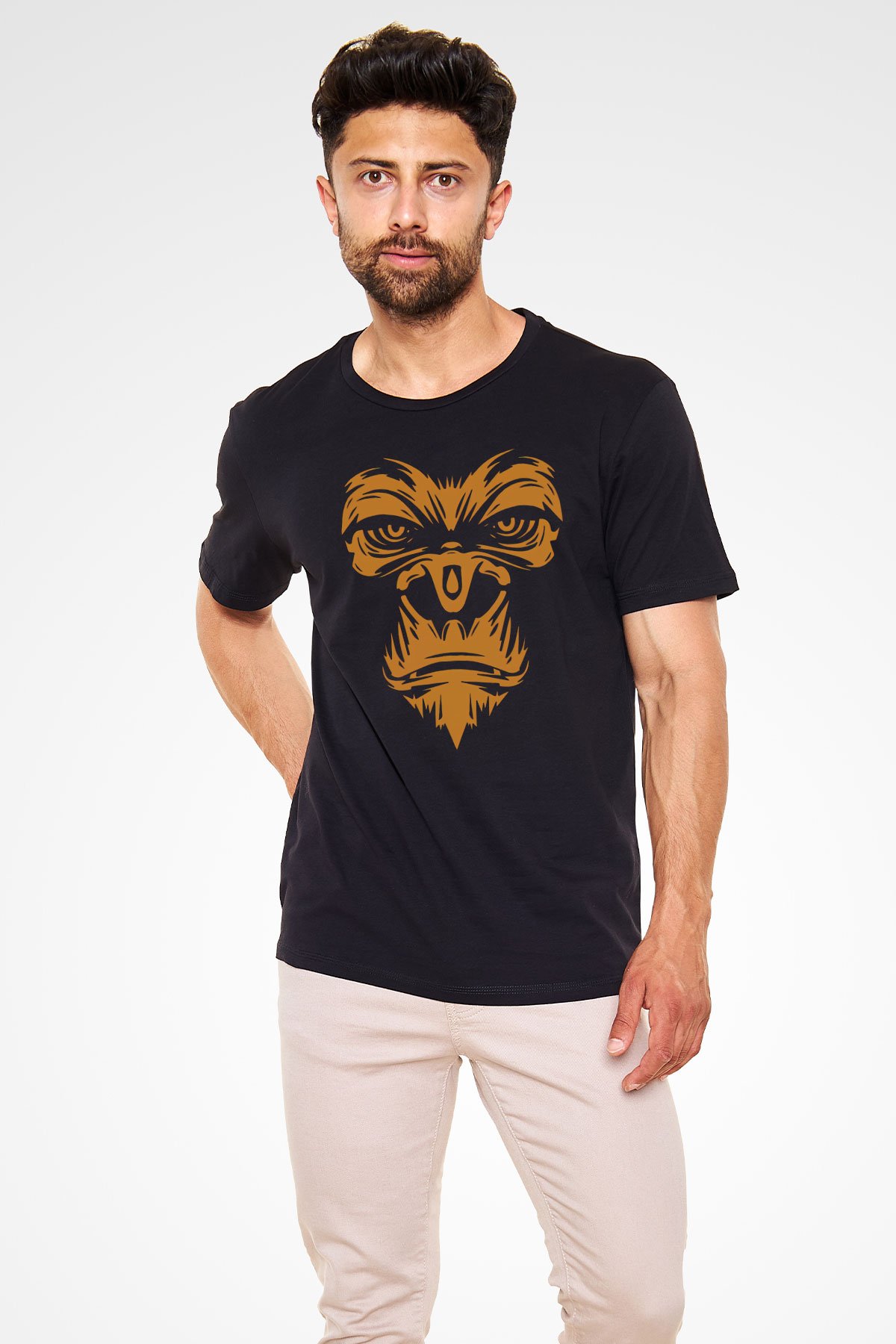 Gorilla Black Unisex  T-Shirt