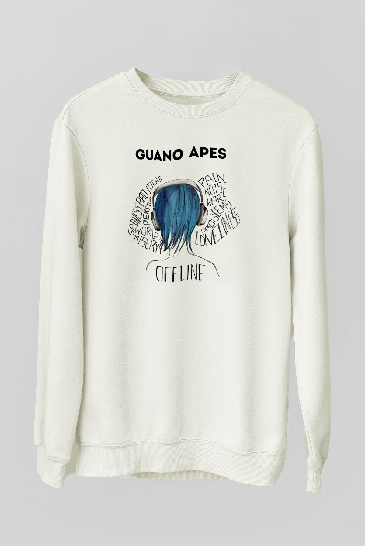 Guano Apes Beyaz Unisex Sweatshirt