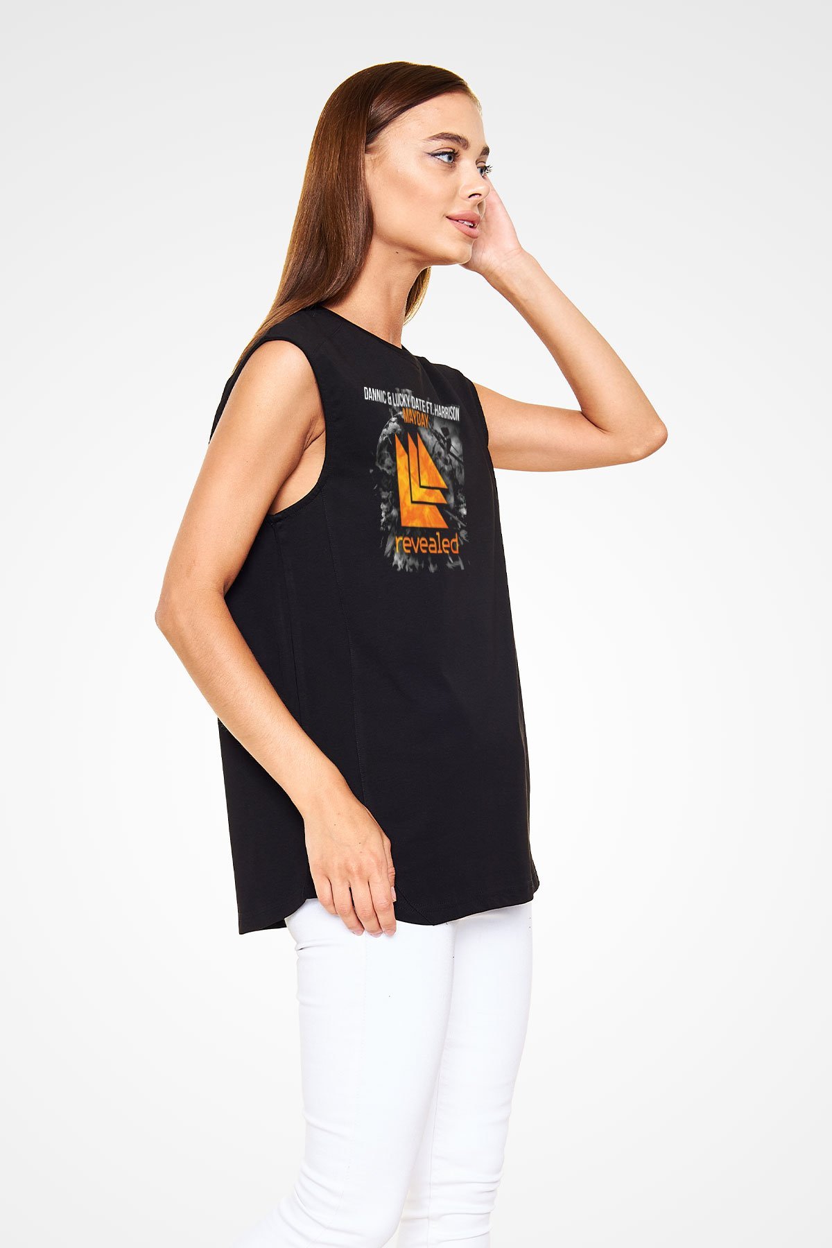 Hardwell Siyah Unisex Kolsuz Tişört