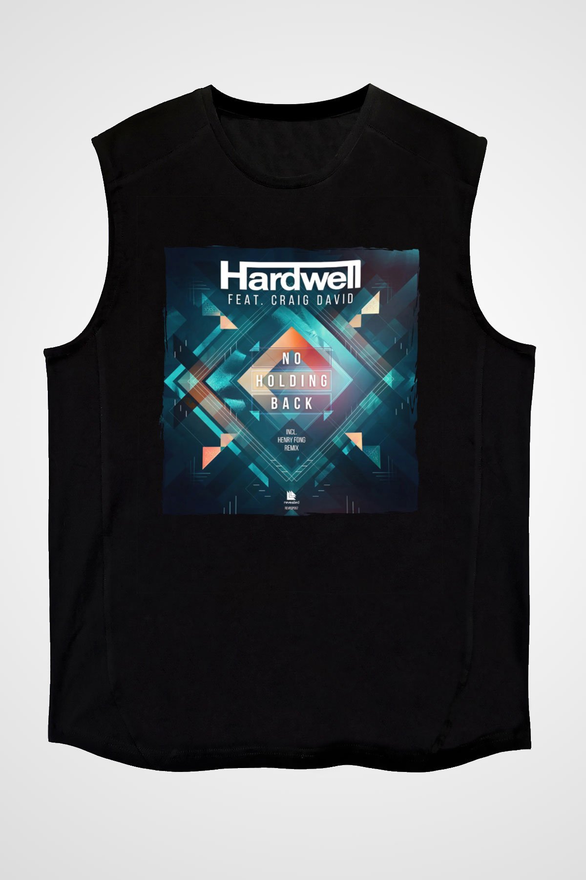 Hardwell Siyah Unisex Kolsuz Tişört