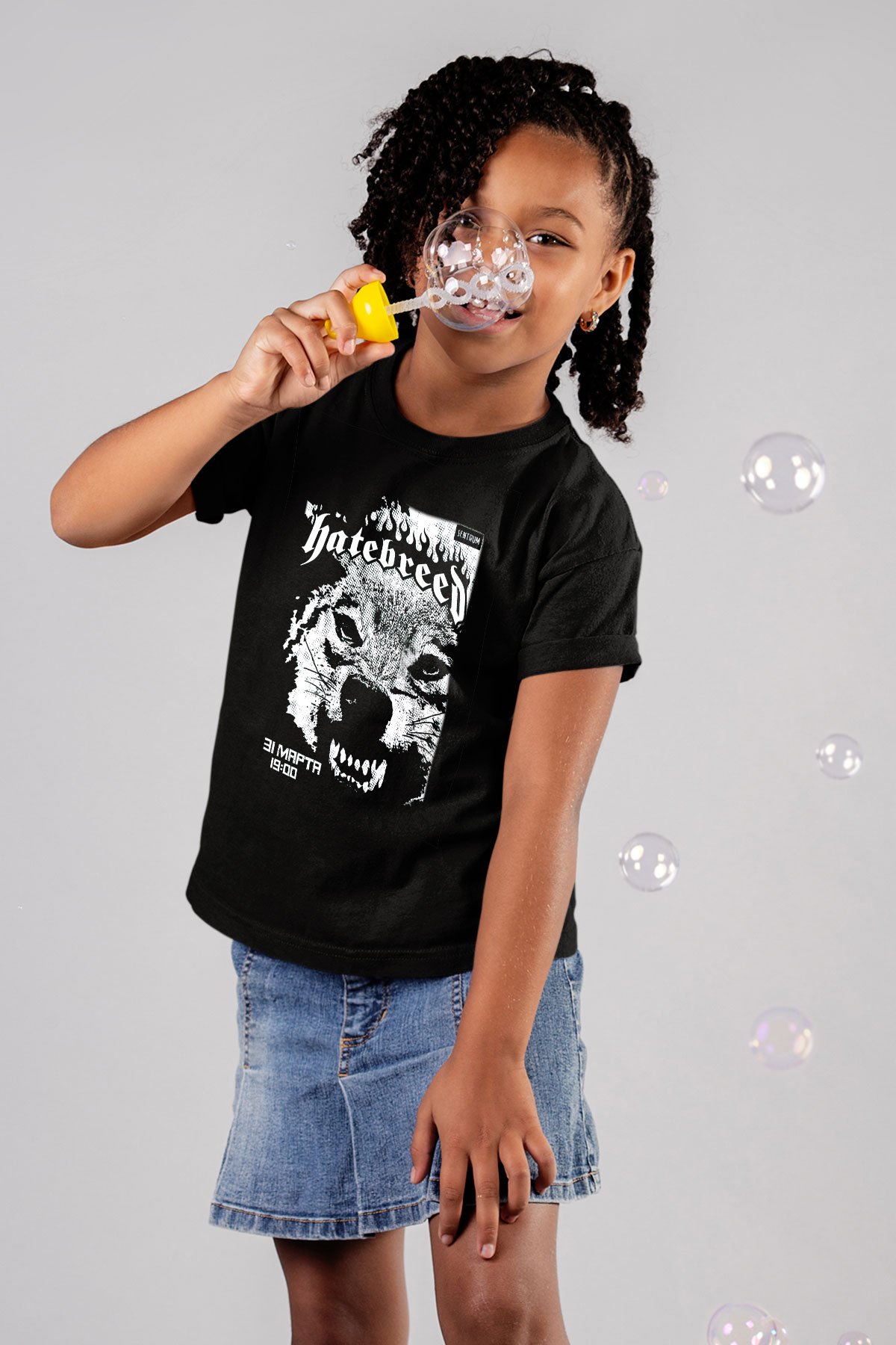 Hatebreed Baskılı Siyah Unisex Çocuk Tişört