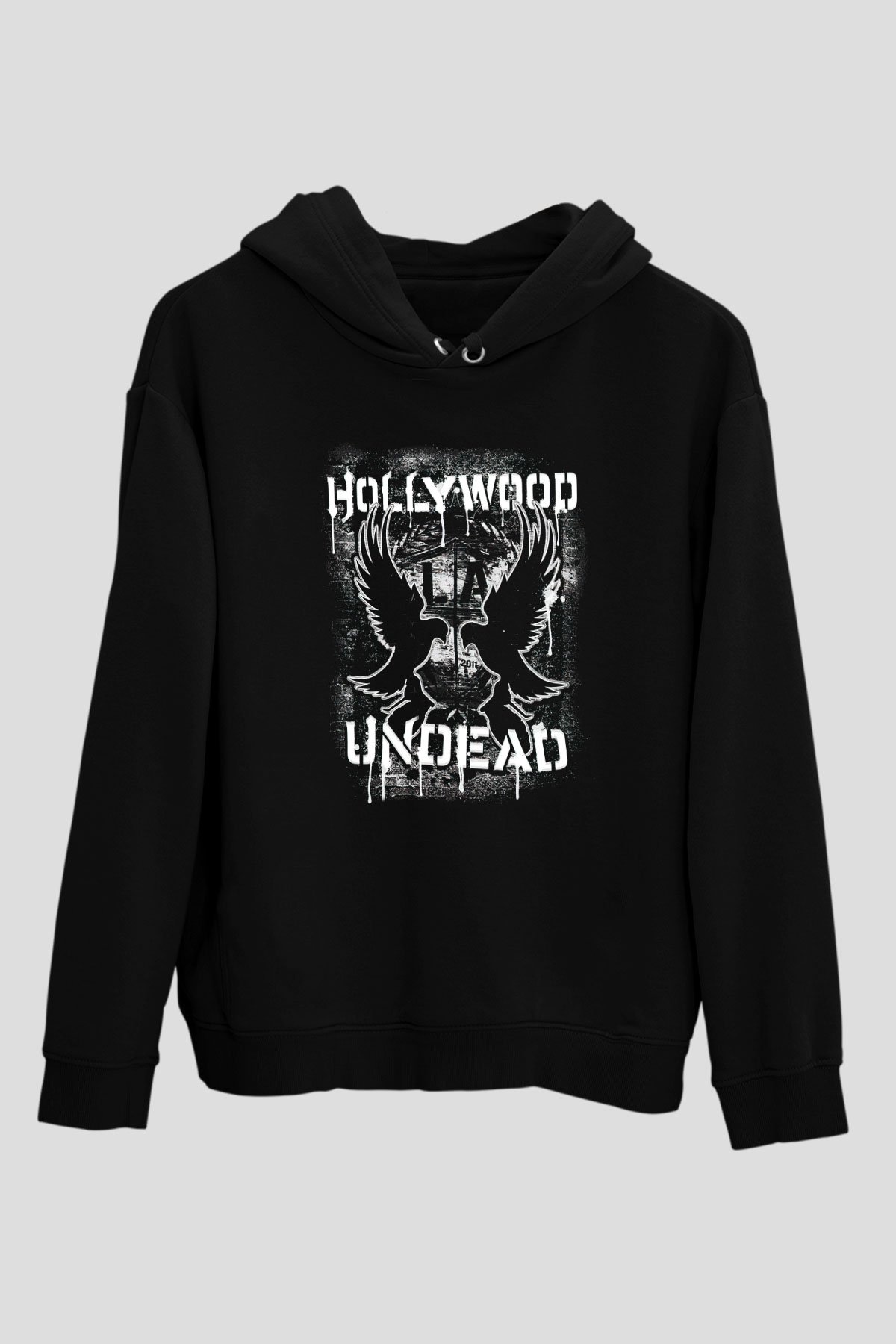 Hollywood Undead Siyah Unisex Hoodie