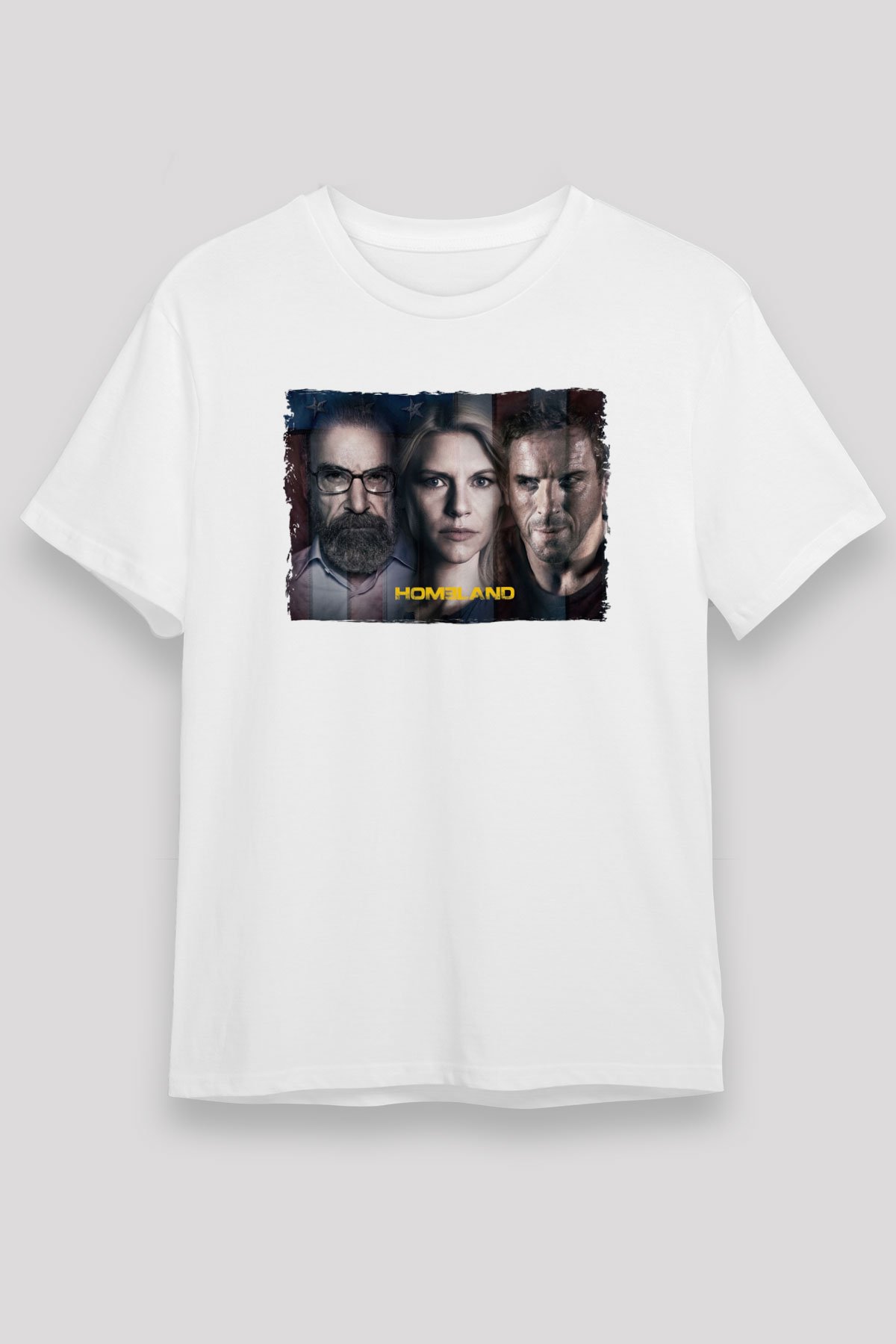 Homeland Beyaz Unisex Tişört T-Shirt