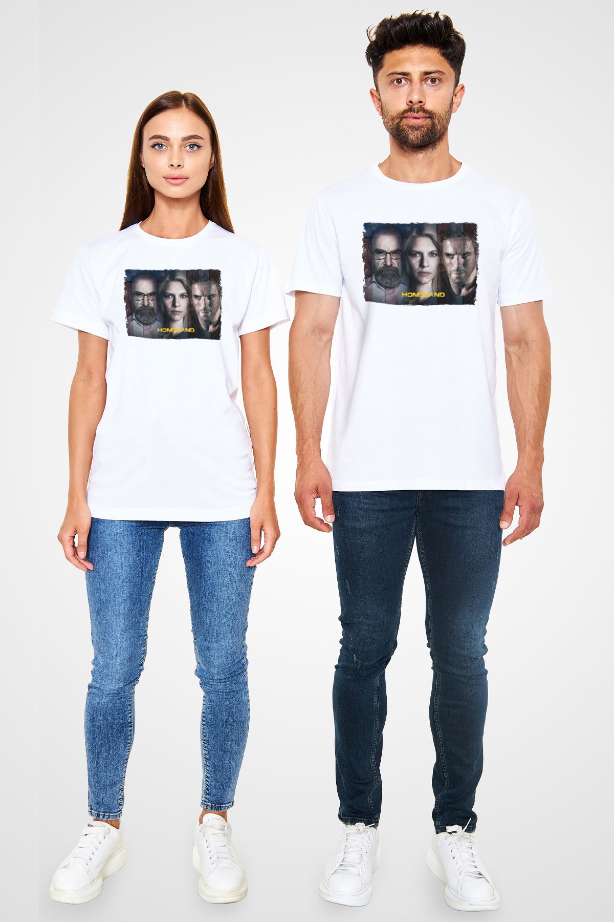 Homeland Beyaz Unisex Tişört T-Shirt