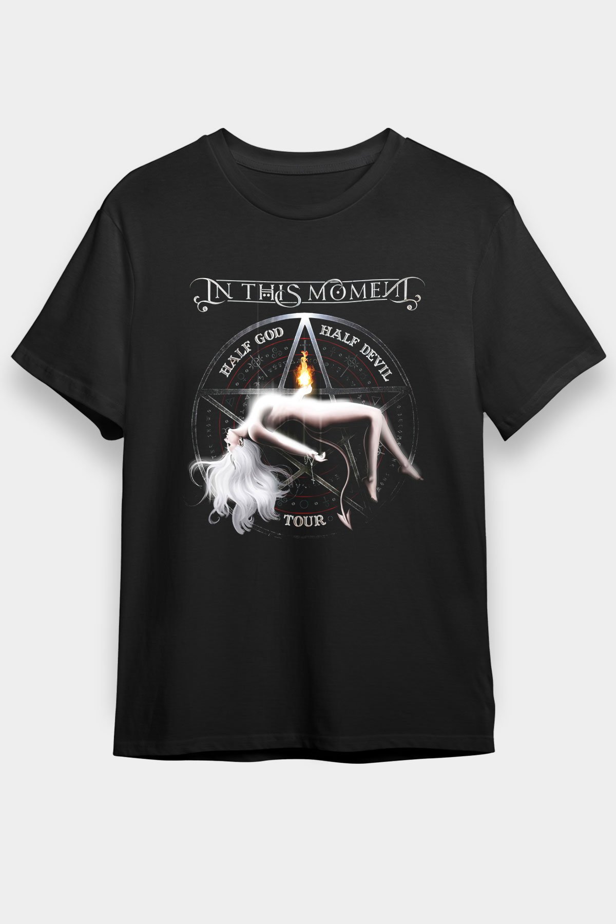 In This Moment Siyah Unisex Tişört T-Shirt - TişörtFabrikası