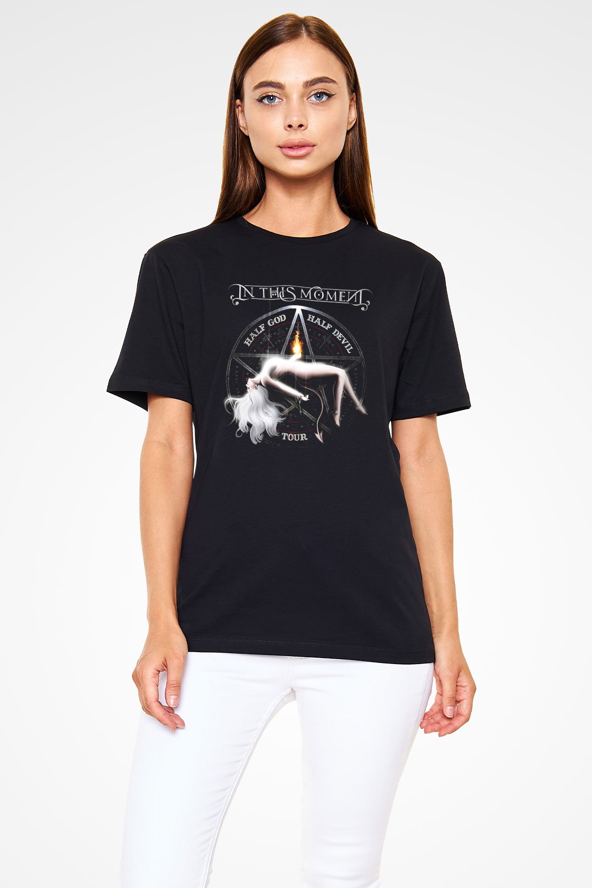 In This Moment Siyah Unisex Tişört T-Shirt - TişörtFabrikası
