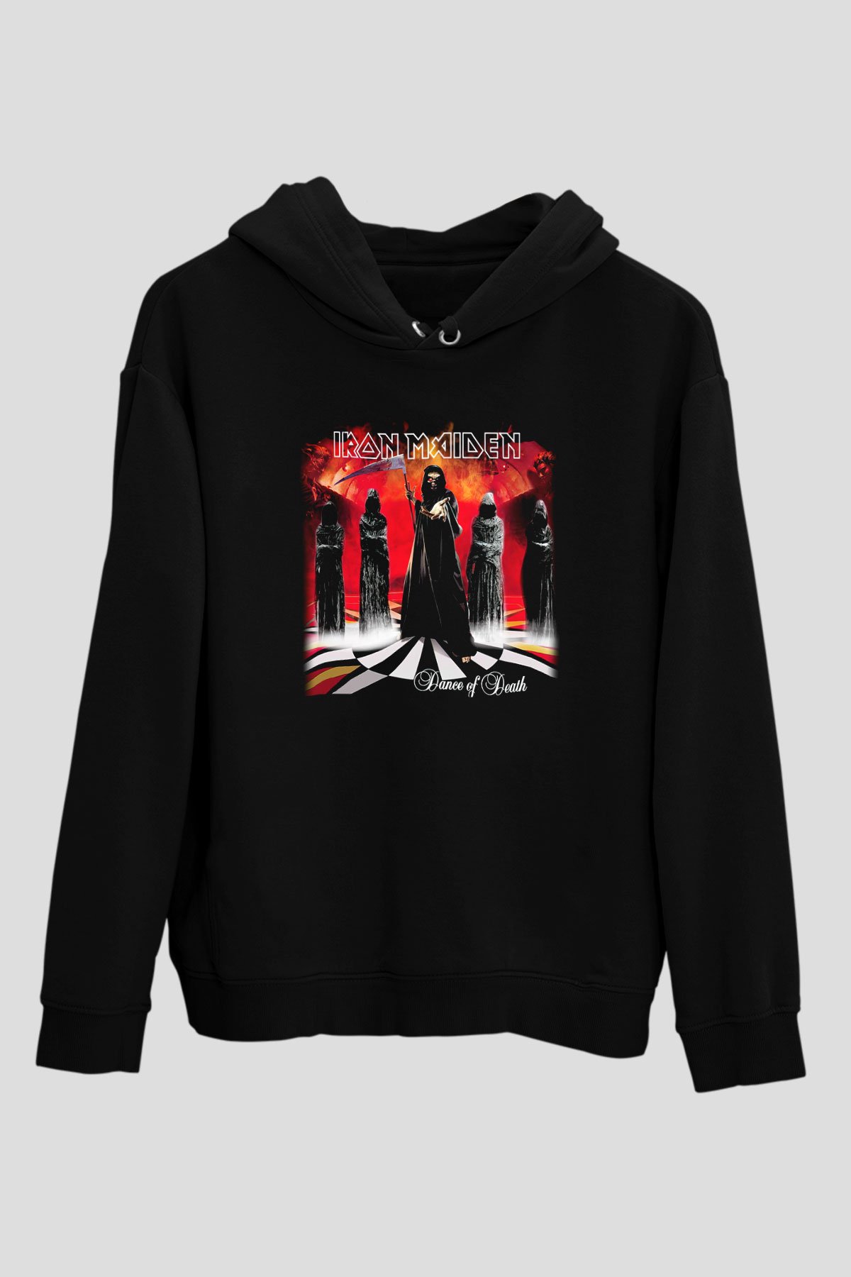 Iron Maiden Siyah Unisex Hoodie