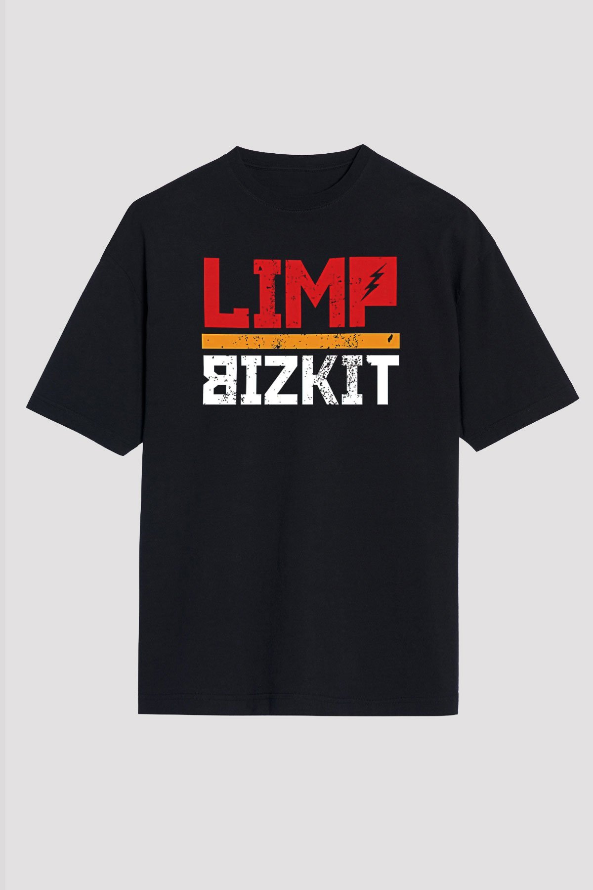Limp Bizkit Baskılı Unisex Siyah Oversize Tişört - Tshirt