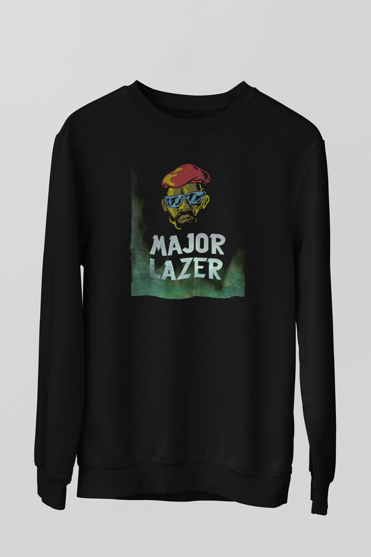 Major Lazer Siyah Unisex Sweatshirt