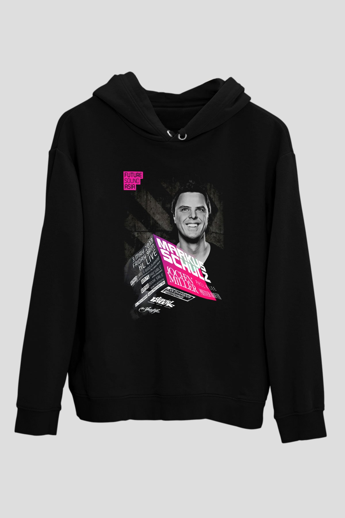 Markus Schulz Siyah Unisex Hoodie