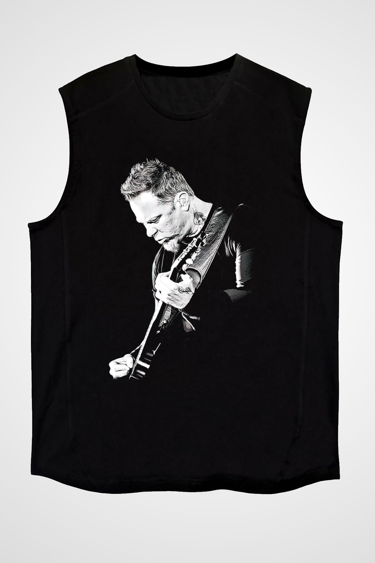 Metallica Siyah Unisex Kolsuz Tişört