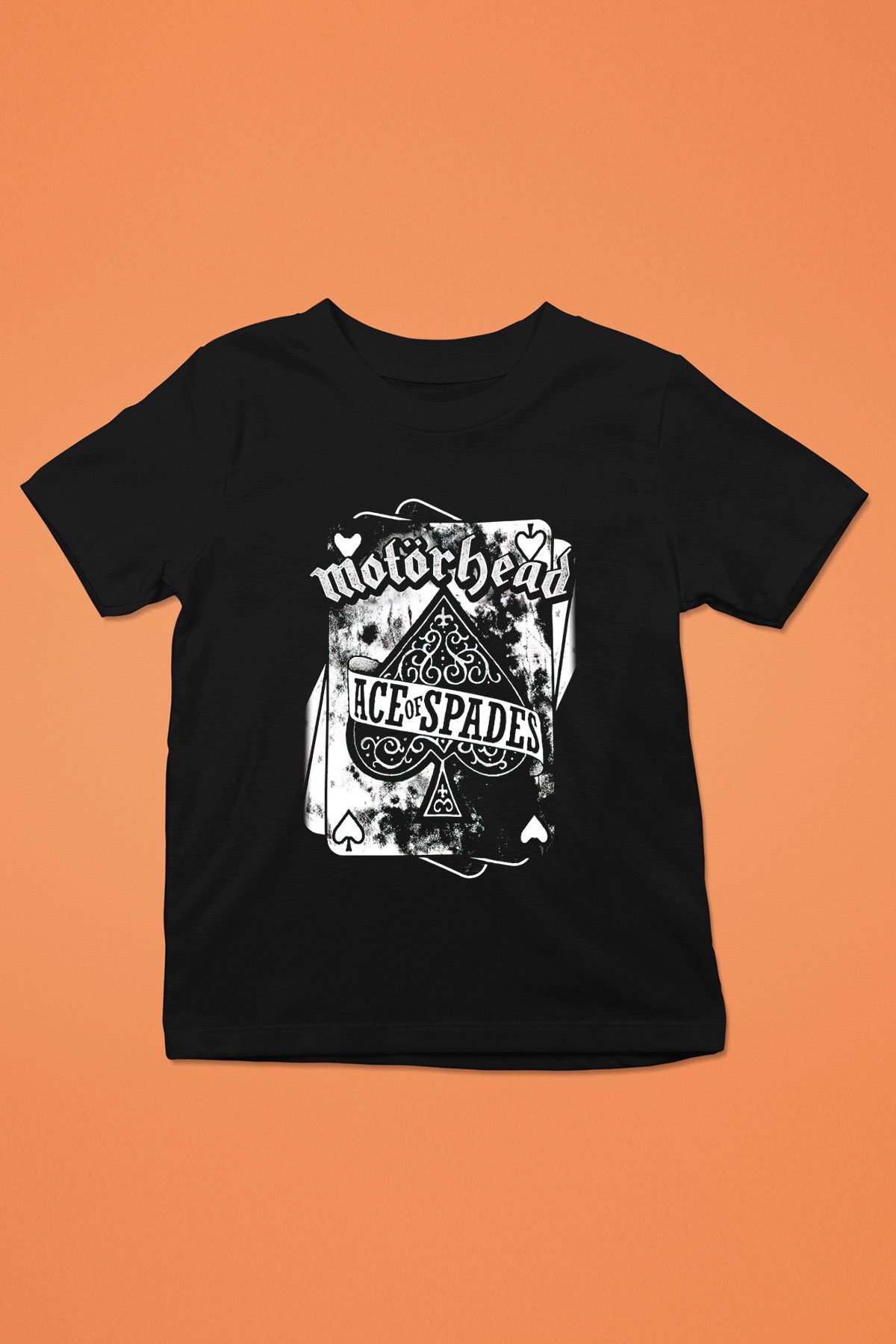 Motörhead Ace Of Spades Baskılı Siyah Unisex Çocuk Tişört
