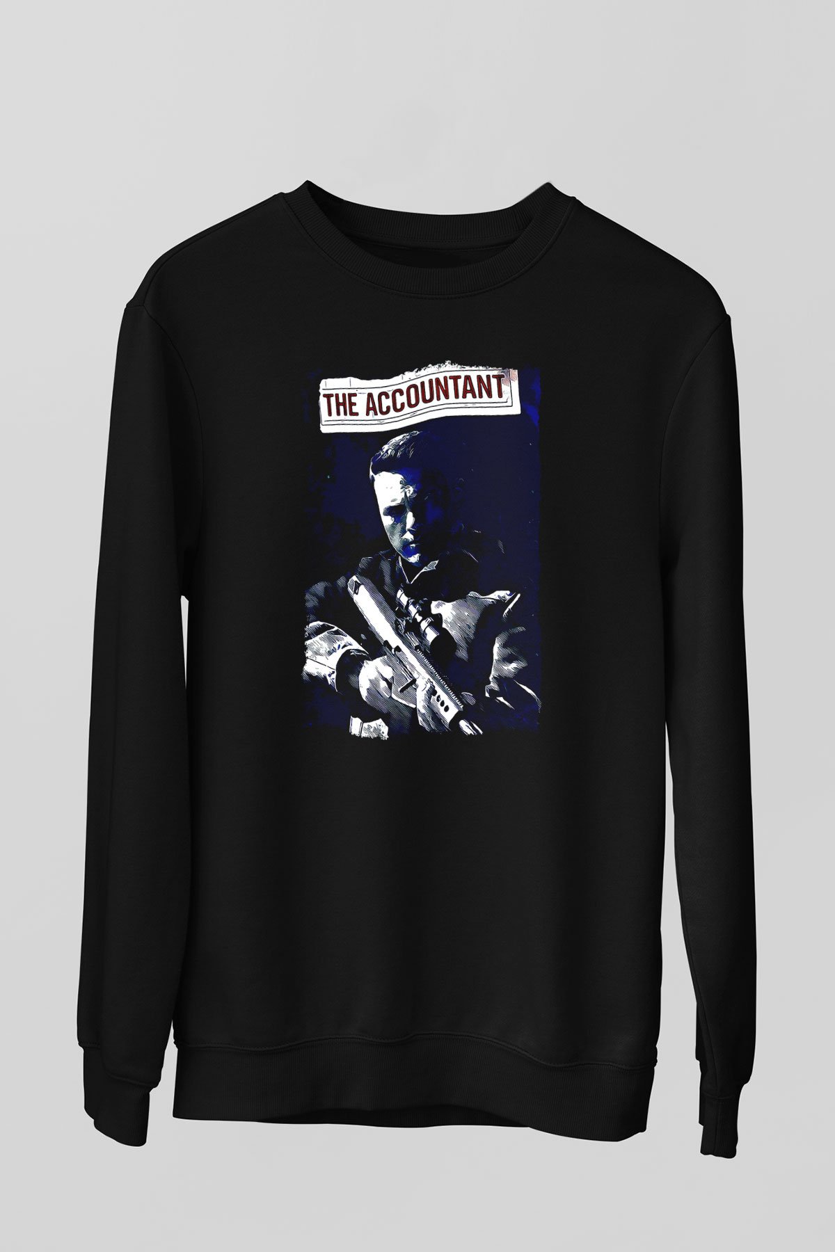 Muhasebeci Siyah Unisex Sweatshirt
