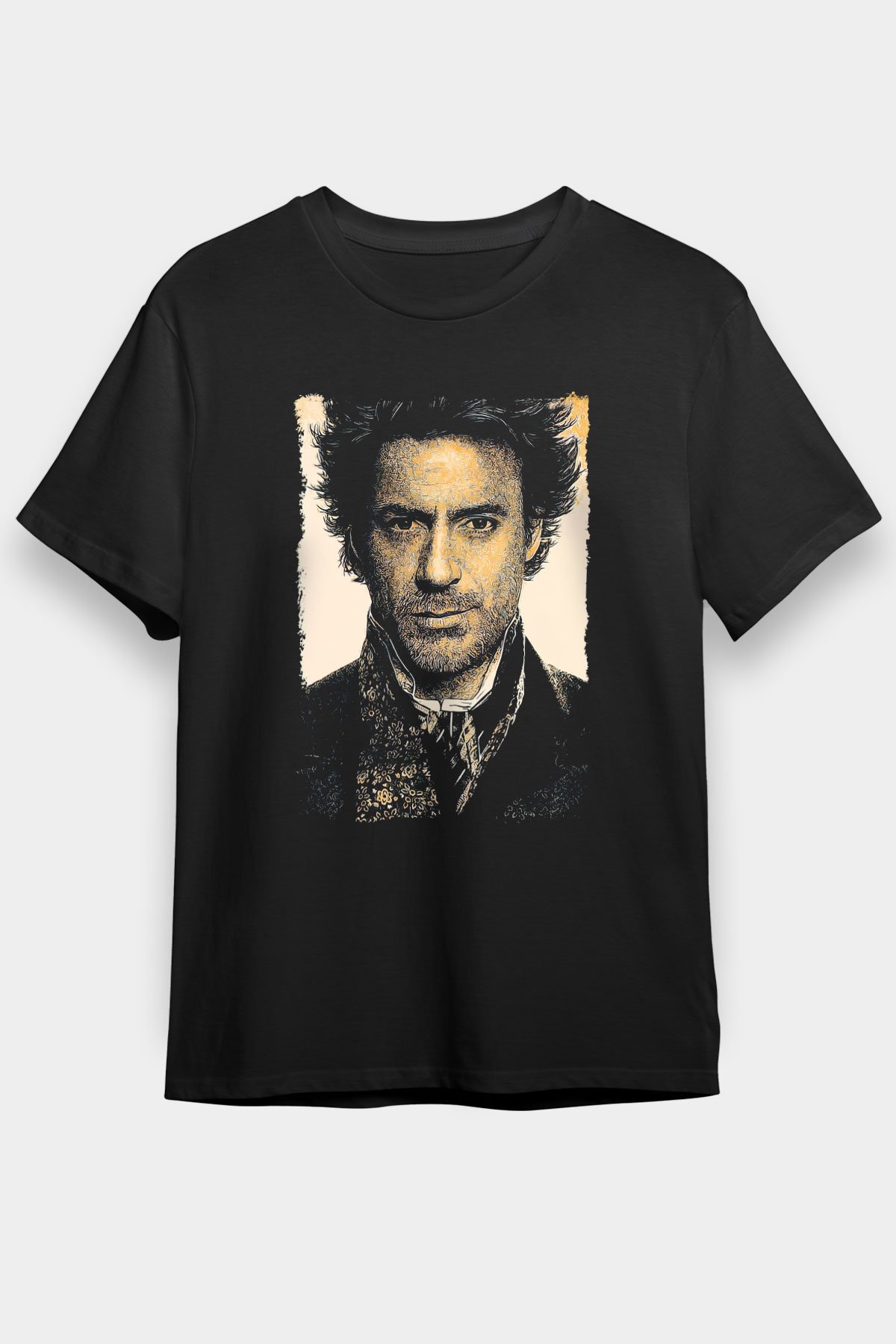 Sherlock Beyaz Unisex Tişört T-Shirt