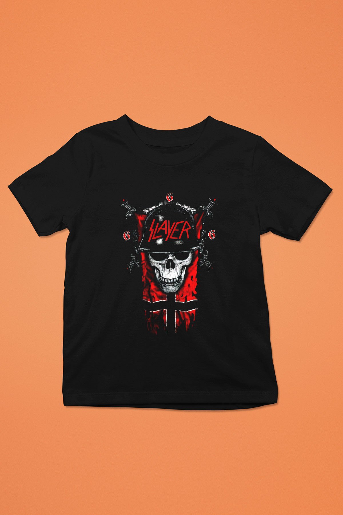 Slayer Baskılı Siyah Unisex Çocuk Tişört